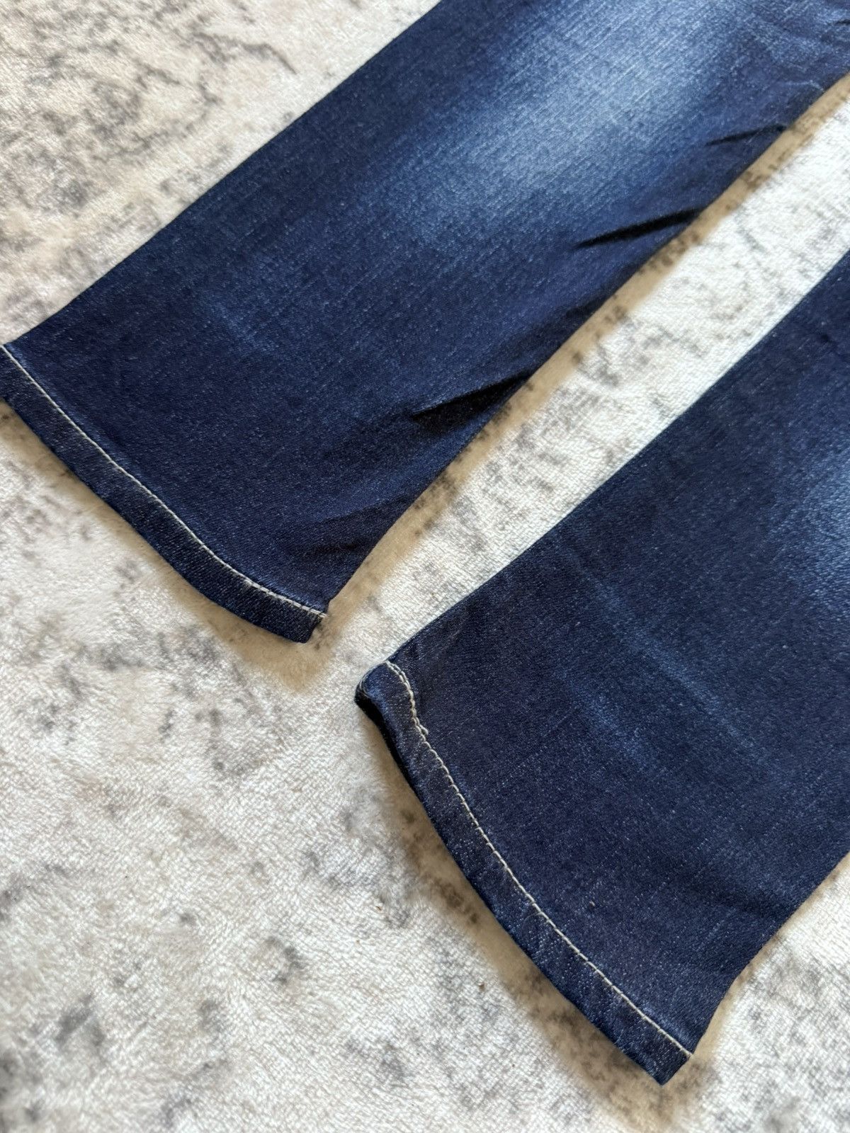 Japanese Brand Gostar De Fuga Shadow Fade Wash Whiskers Skinny Jeans Size US 29 - 17 Thumbnail