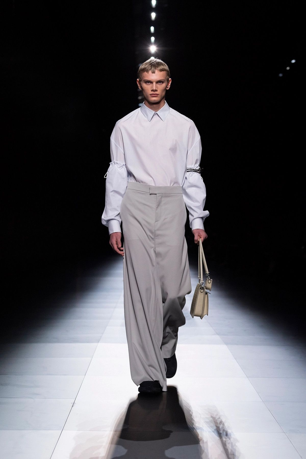 Dior o1bcso1str1124 Shirt with Tied Detail in White Size US XL / EU 56 / 4 - 4 Thumbnail