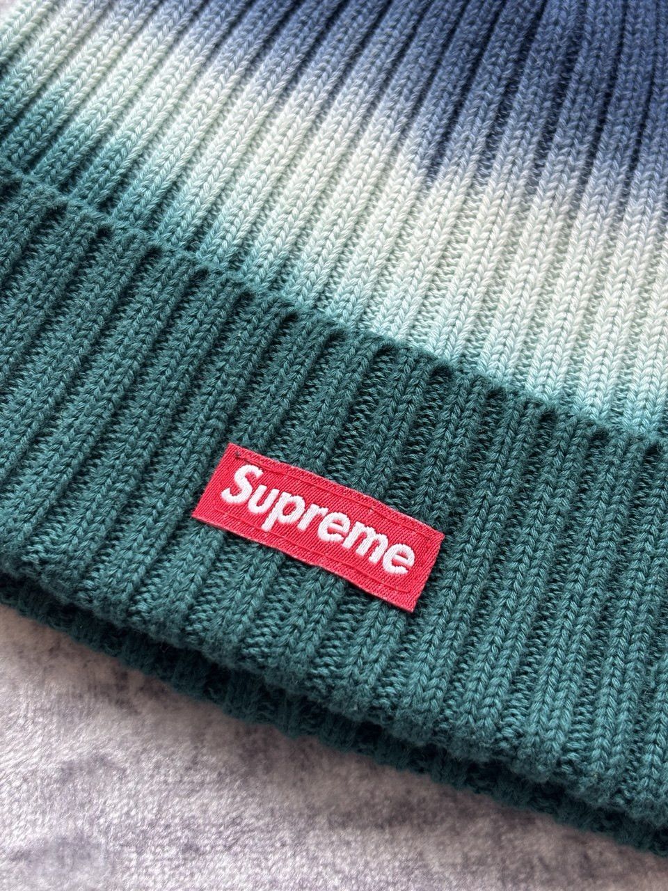 Supreme Supreme overdyed beanie teal tie dye Size ONE SIZE - 3 Thumbnail