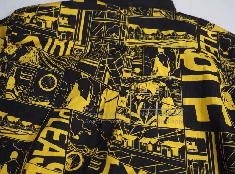 Prada Prada Yellow and black comic shirt Size US M / EU 48-50 / 2 - 5 Thumbnail