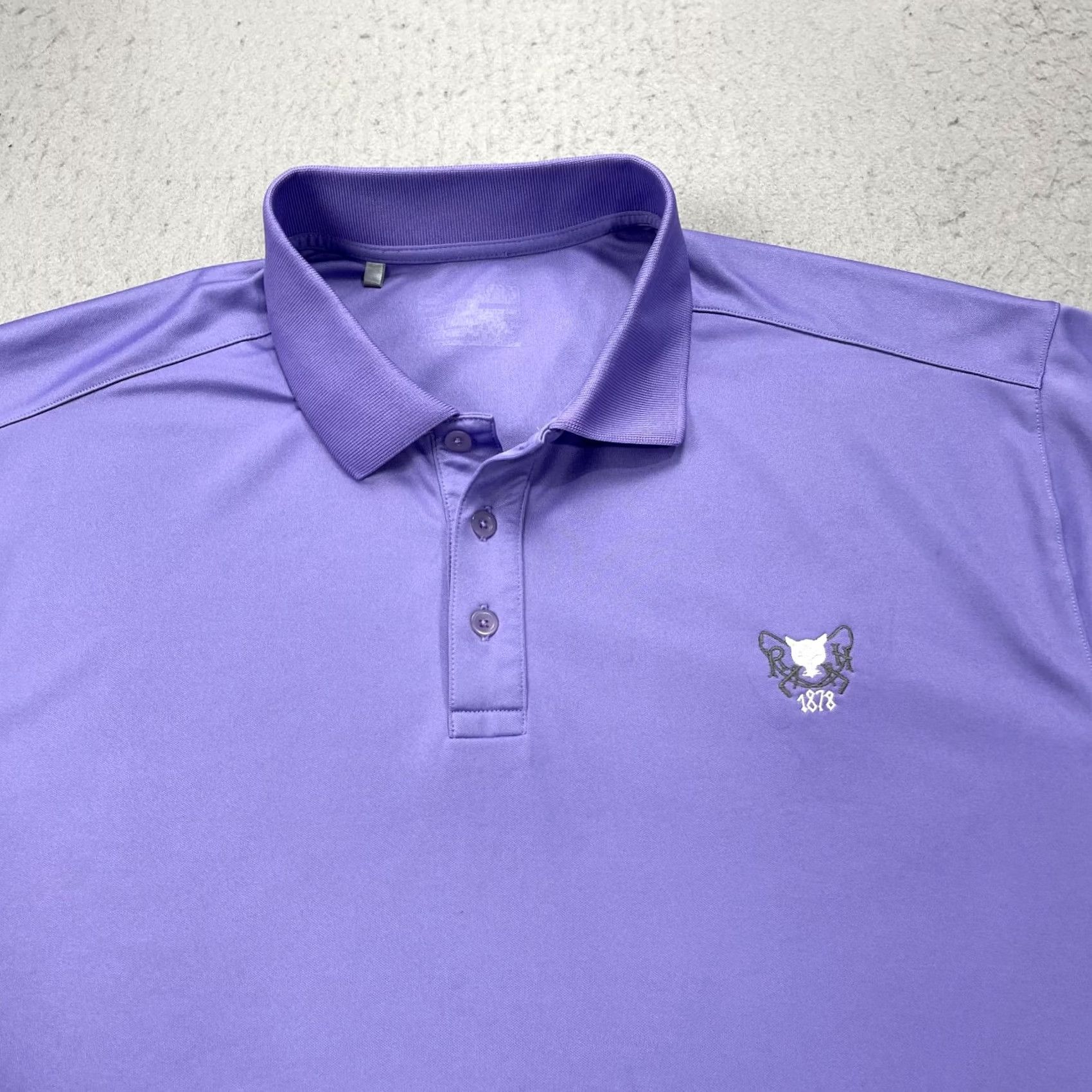 Under Armour Under Armour Rockaway Hunting Club Golf Polo Shirt Mens XL Purple Logo Short Sleeve Button Collared Casual Sports Size US XL / EU 56 / 4 - 2 Thumbnail
