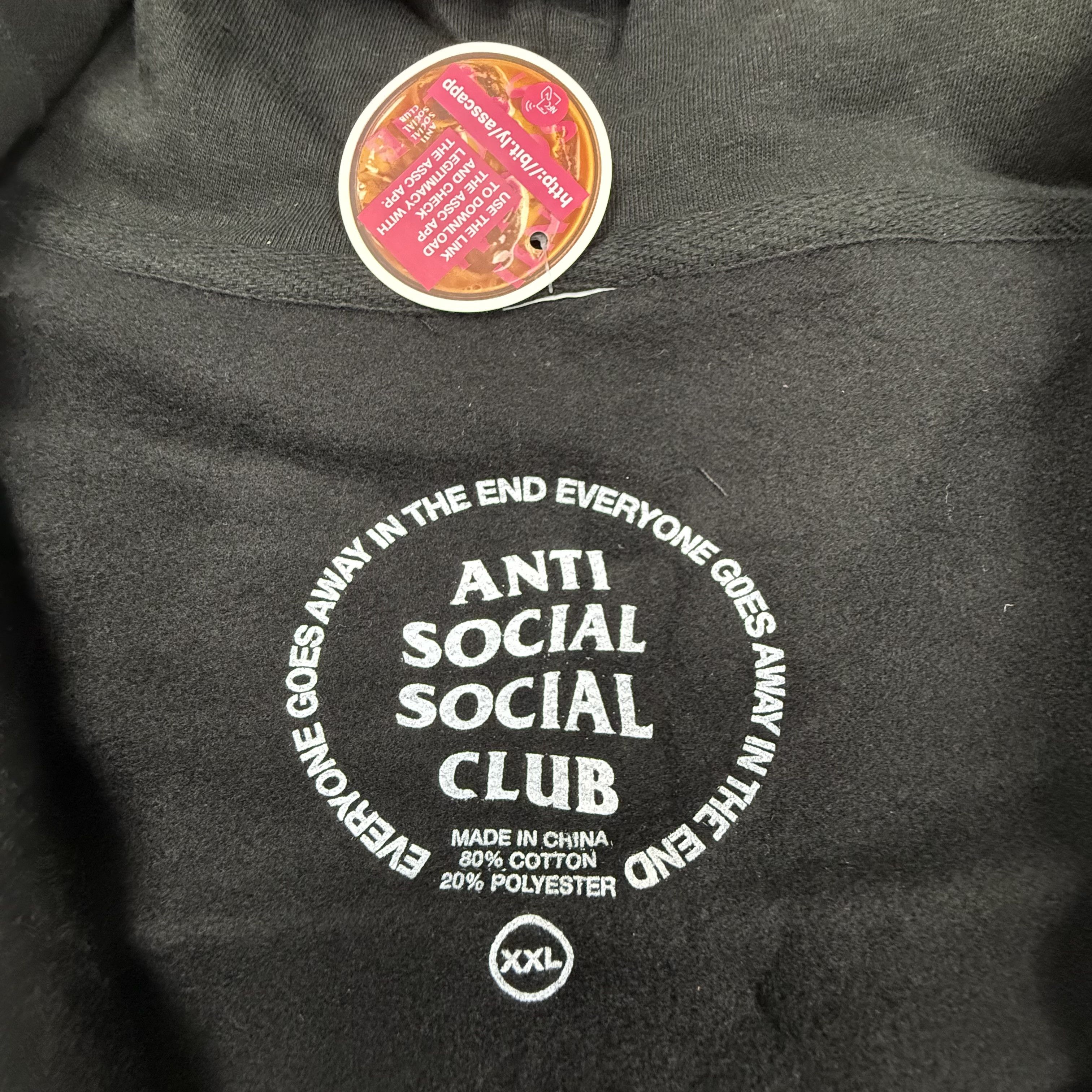 Anti Social Social Club Anti Social Social Club Kkoch Zip Up Hoodie Cherry Blossom Size US XXL / EU 58 / 5 - 3 Thumbnail