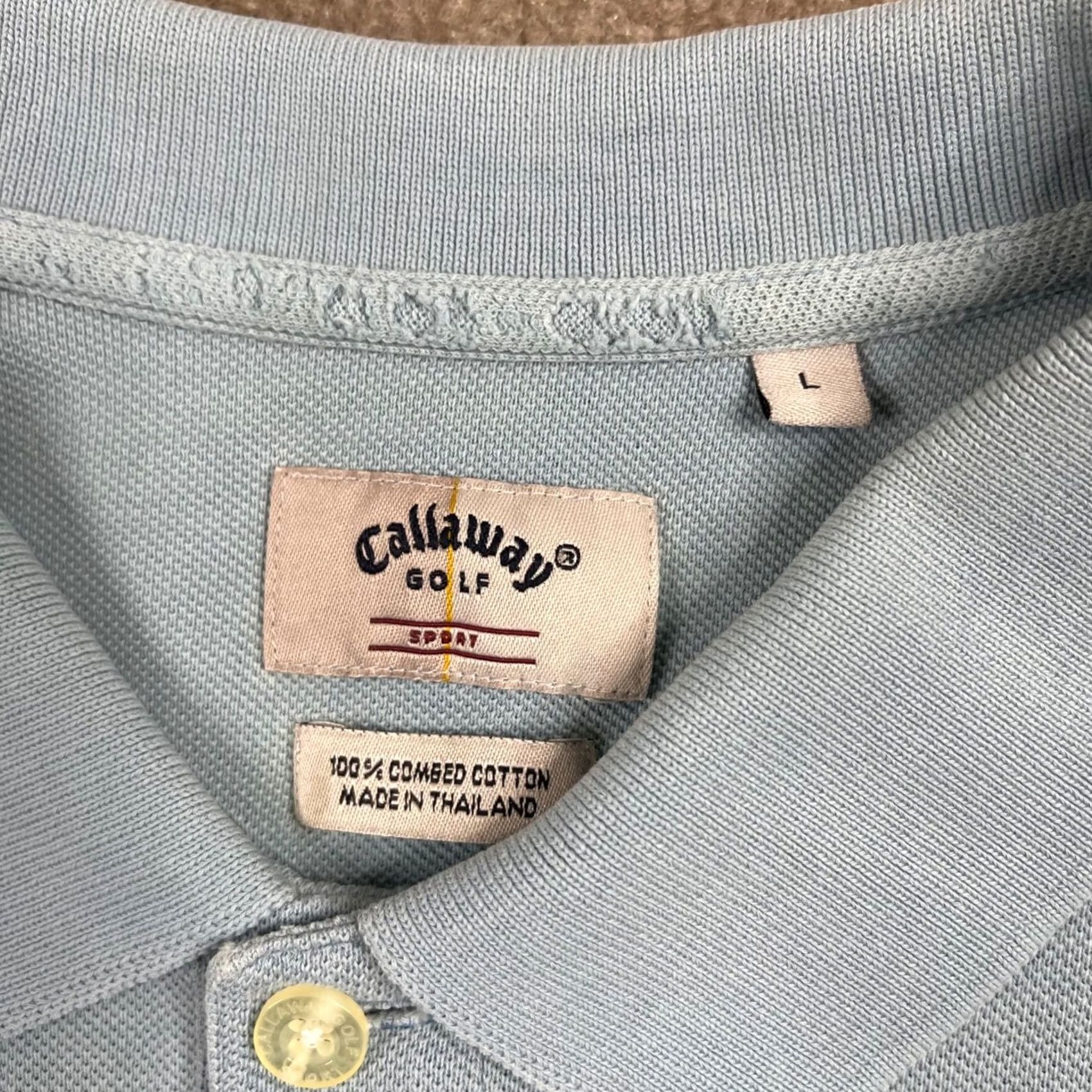 Callaway Callaway Polo Shirt Mens L Blue Short Sleeve Collared Golf Golfer Adults Size US L / EU 52-54 / 3 - 3 Thumbnail