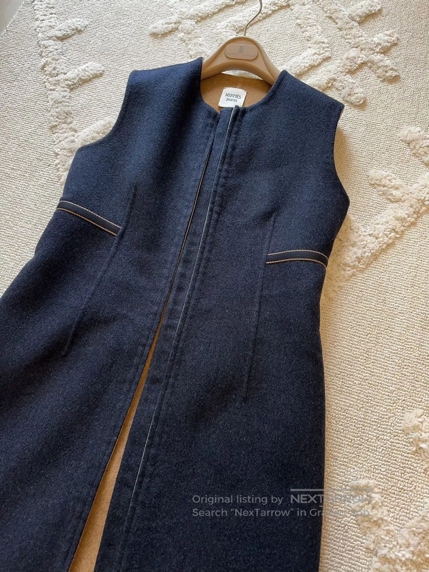 Hermes Hermes Cashmere Vest Dress Navy. Size US S / EU 44-46 / 1 - 7 Thumbnail