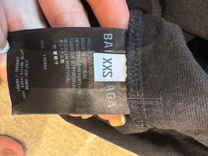 Balenciaga Balenciaga Waterfall Short Sleeve Black Size US XXS / EU 40 - 4 Thumbnail