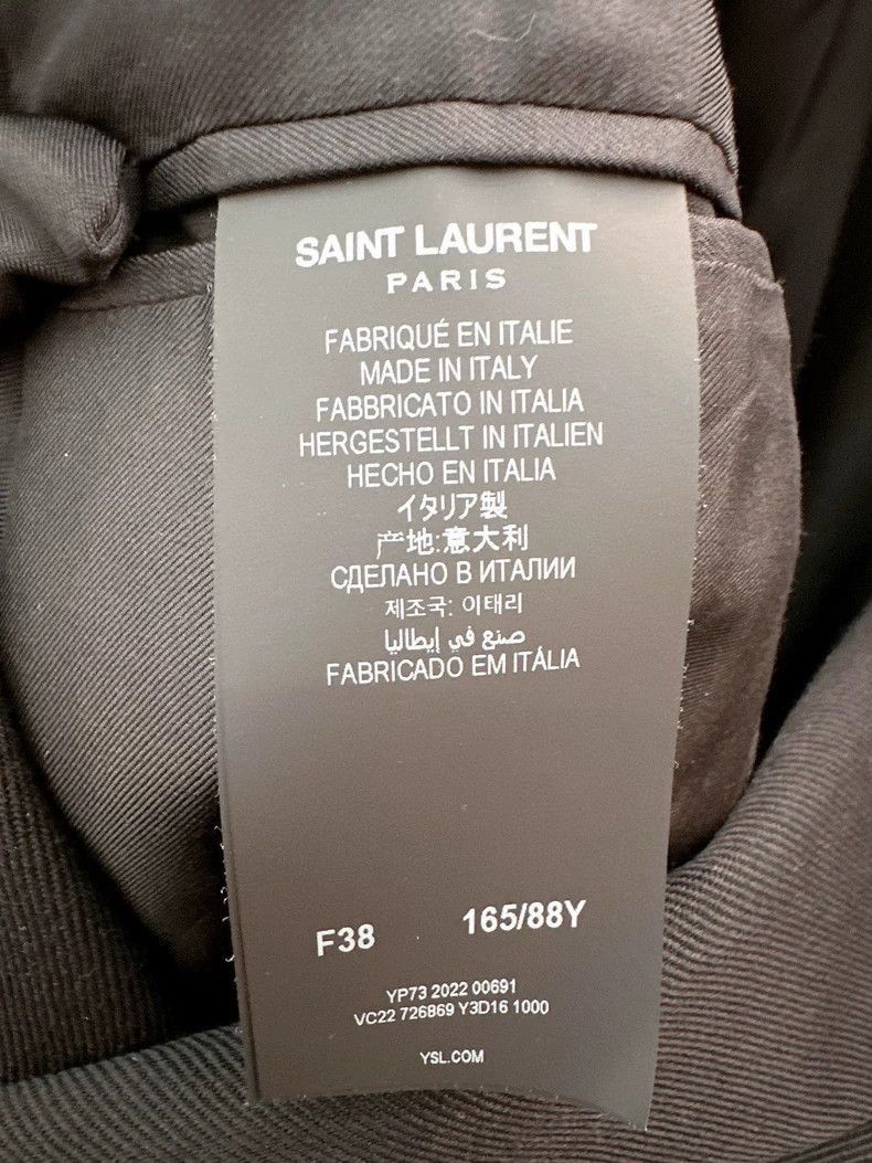 Yves Saint Laurent YSL Black Blazer Coat Size 38- Size US M / EU 48-50 / 2 - 4 Thumbnail