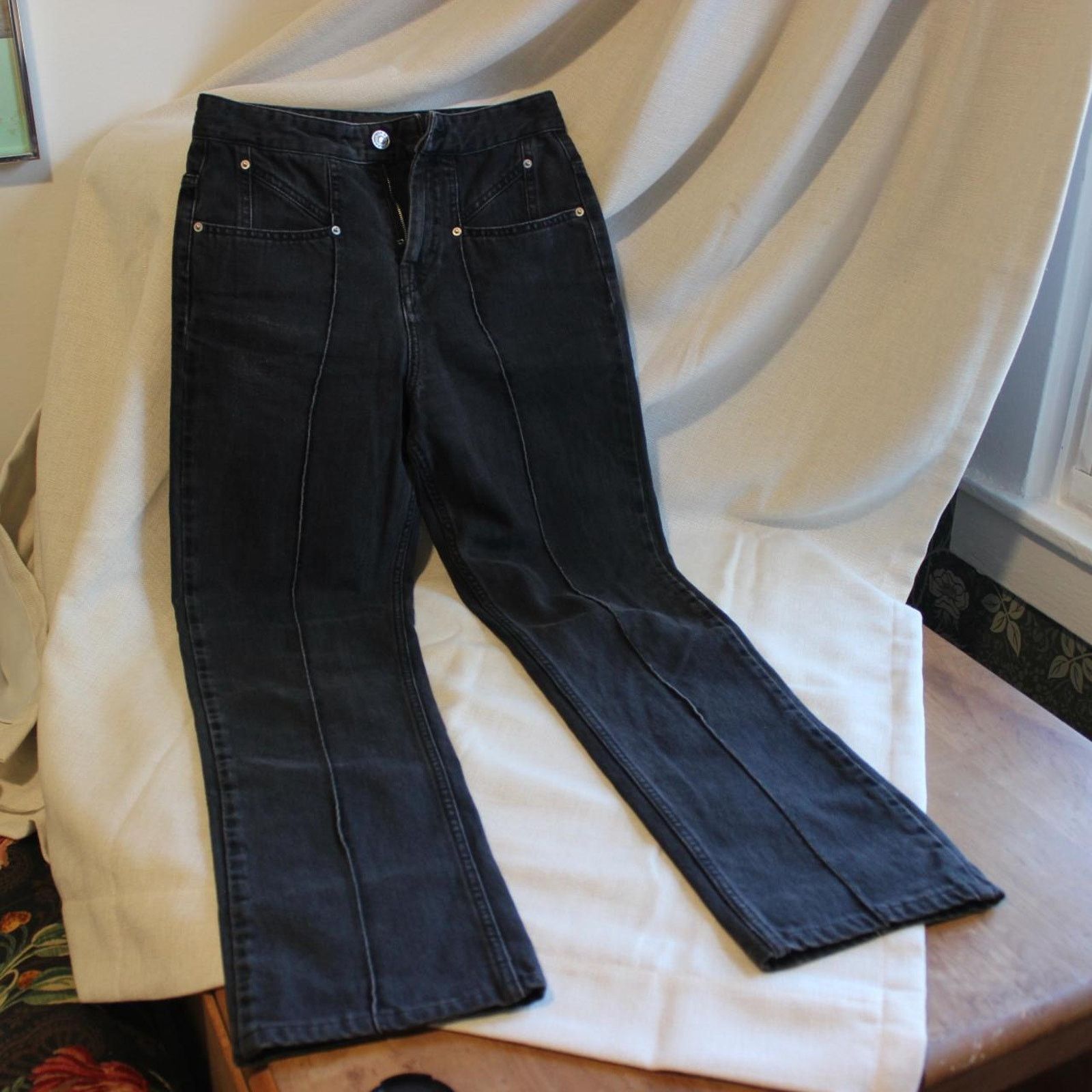 Isabel Marant Isabel Marant straight leg black Size 25" / US 0 / IT 36 - 5 Thumbnail