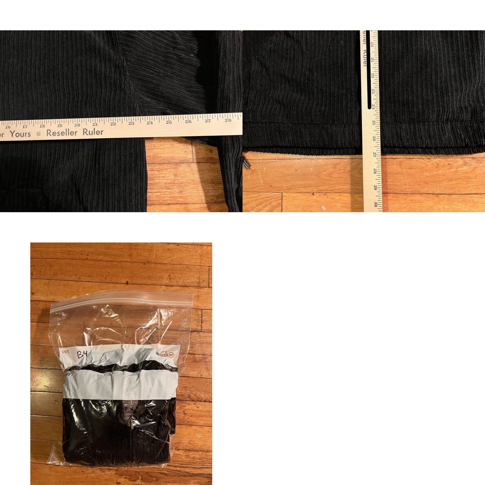 Express VINTAGE Express Corduroy 1/4 Zip Hoodie Anorak Women’s S Black Ribbed 90s Size S / US 4 / IT 40 - 9 Thumbnail