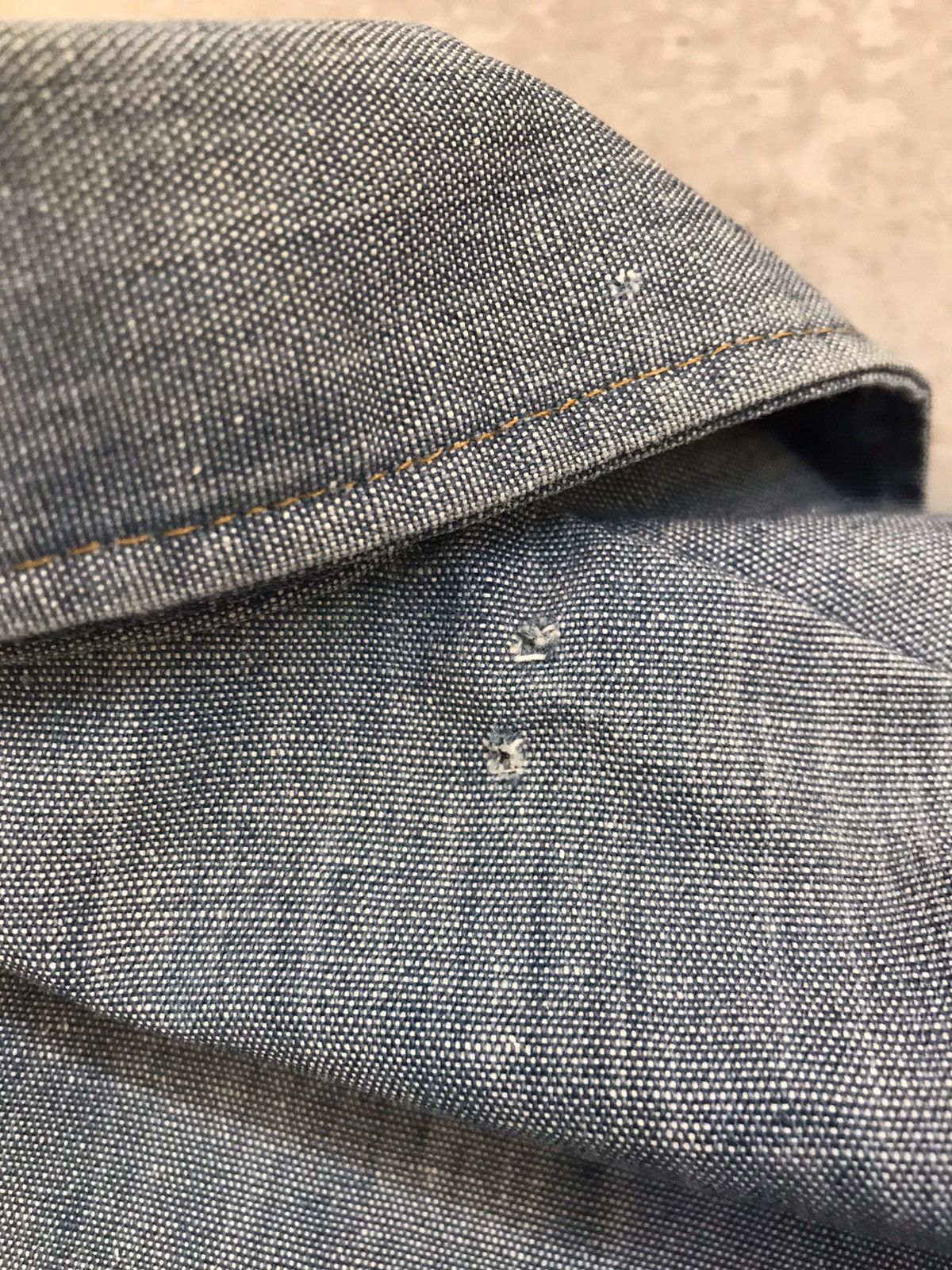 Japanese Brand × Vintage Vintage 70s-80s Tobias Trend Chambray Cotton Blue Denim Size US XXS / EU 40 - 10 Thumbnail