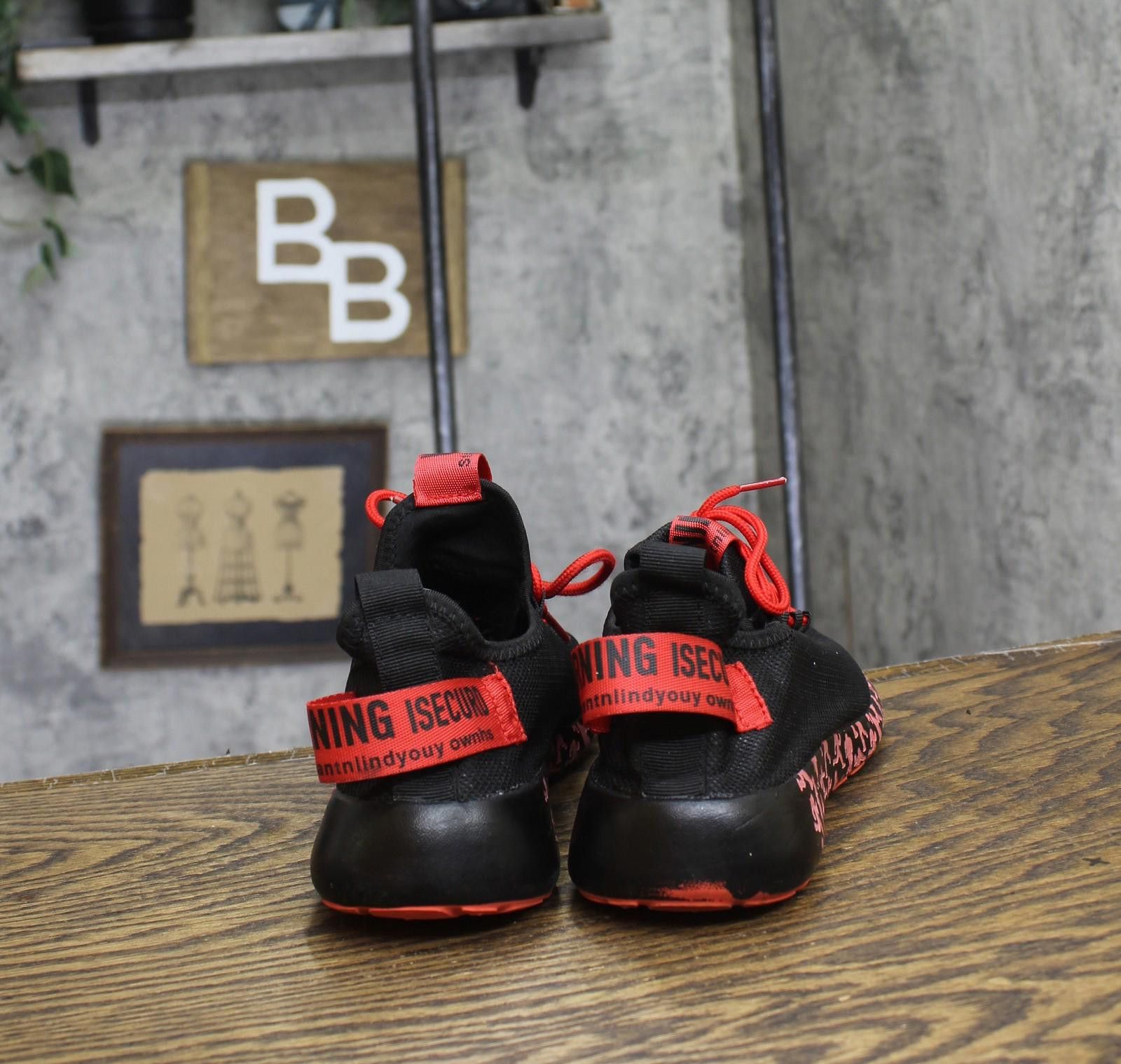 Other Warning Isecured Foam Mesh Sneakers Red / Black 10 (eur 41) Size US 10 / IT 40 - 4 Thumbnail