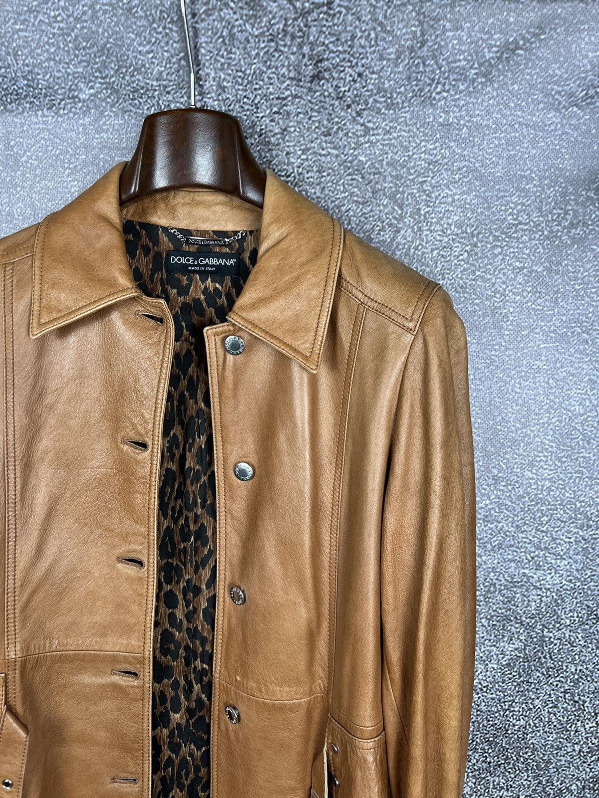 Dolce & Gabbana Dolce & Gabbana lambskin leopard coat mainline made in italy Size M / US 6-8 / IT 42-44 - 5 Thumbnail