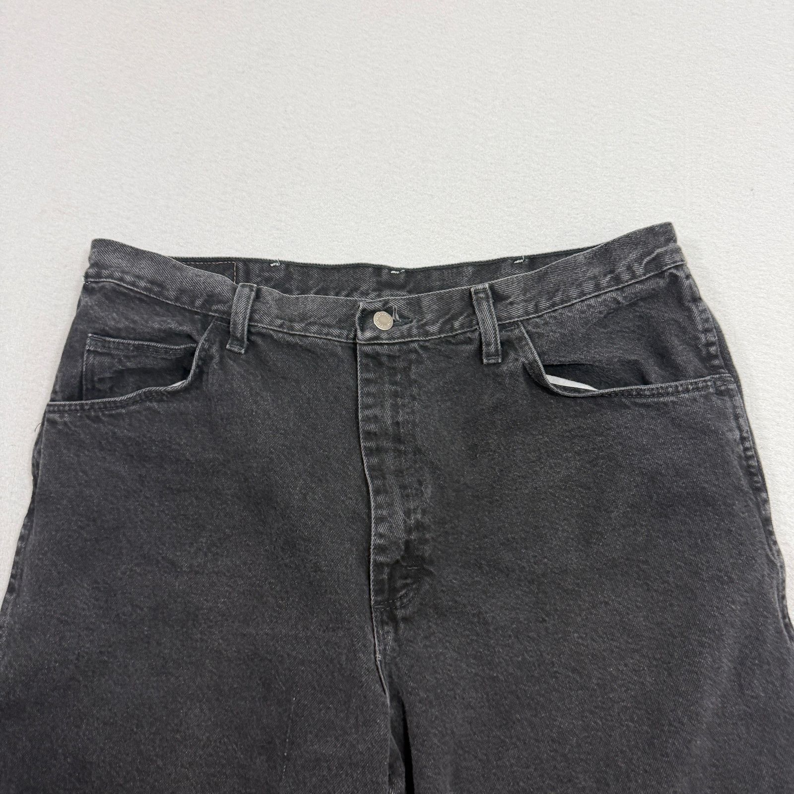 Wrangler Vintage Wrangler Jean Shorts Men's 38 Black 10" Inseam Jorts Size US 38 / EU 54 - 2 Thumbnail