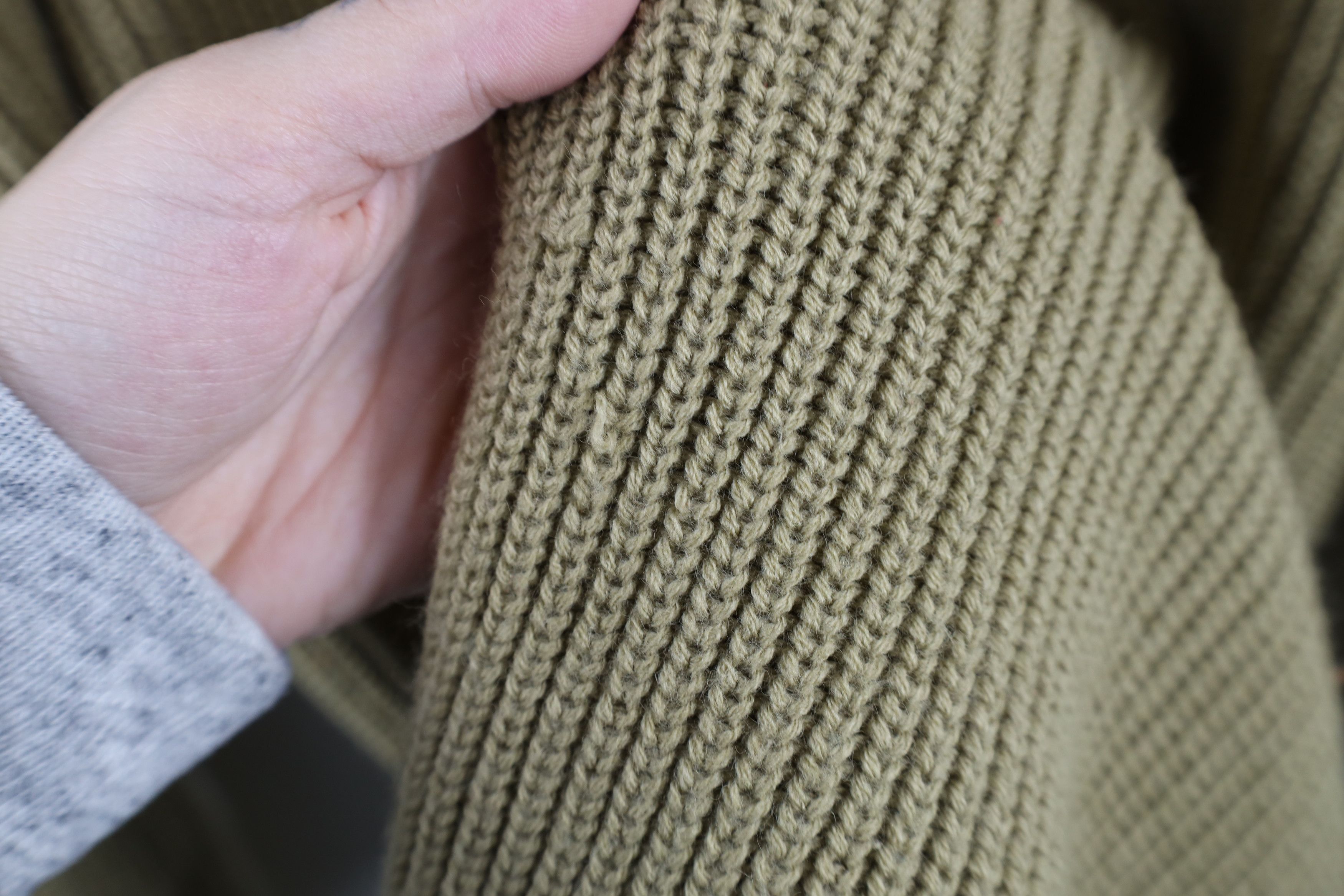 Vintage Vintage 90s Streetwear Patch Ribbed Knit Henley Sweater Size US XXL / EU 58 / 5 - 7 Thumbnail