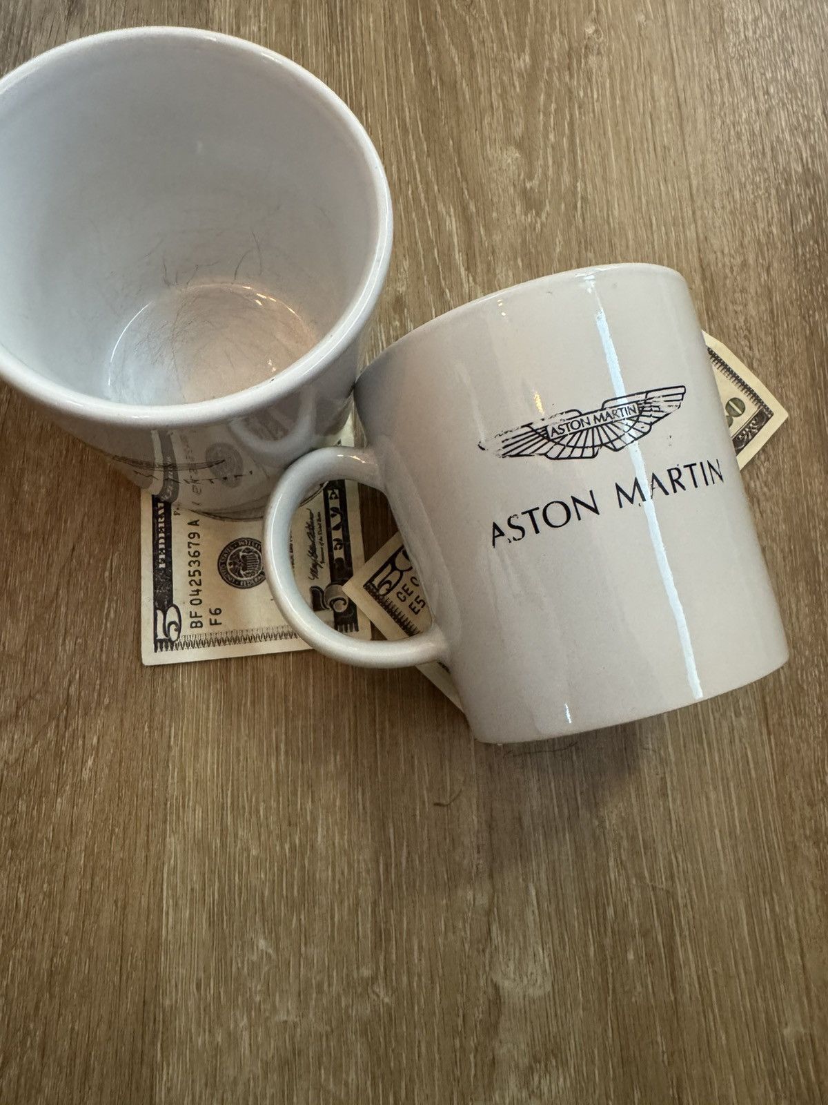 Lamborghini VINTAGE ASTON MARTIN LOGO COFFEE MUG SET (2 MUGS, USED) Size ONE SIZE - 8 Thumbnail