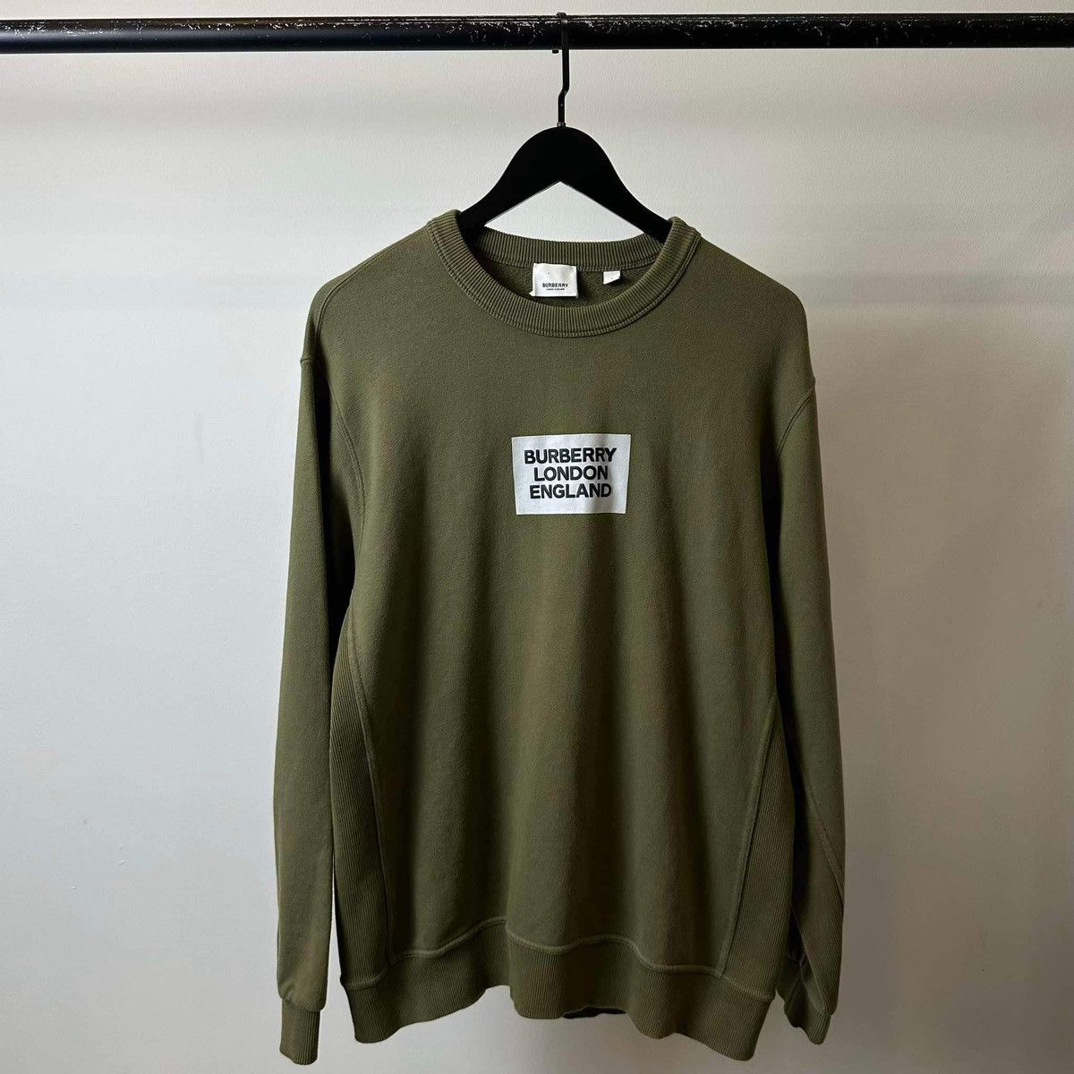 Burberry BURBERRY LOGO SWEATER Size US L / EU 52-54 / 3 - 1 Thumbnail