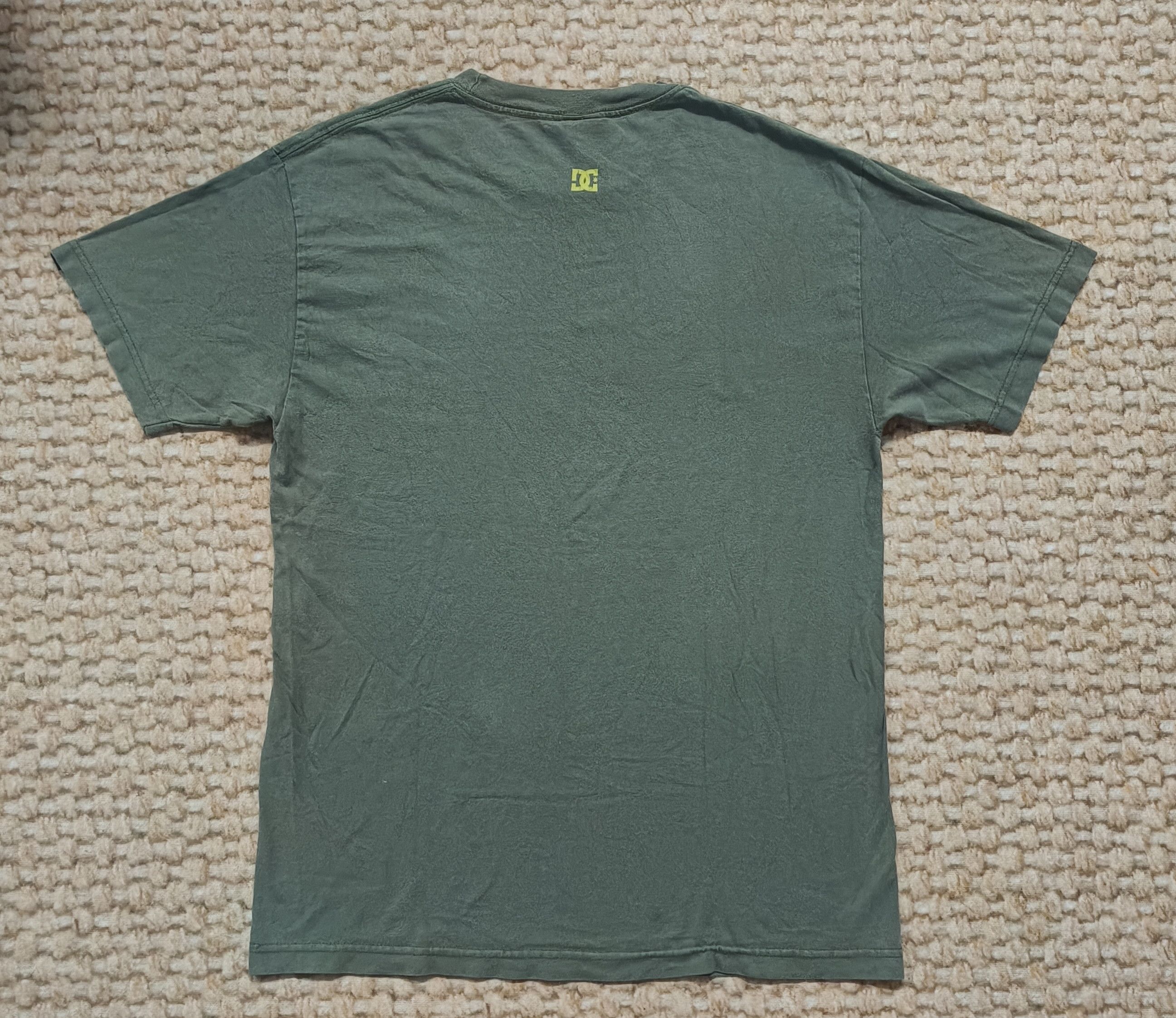 Vintage 🔥🔥Rare Vintage DC Shoes Skateboard Green Tee Size US L / EU 52-54 / 3 - 6 Thumbnail