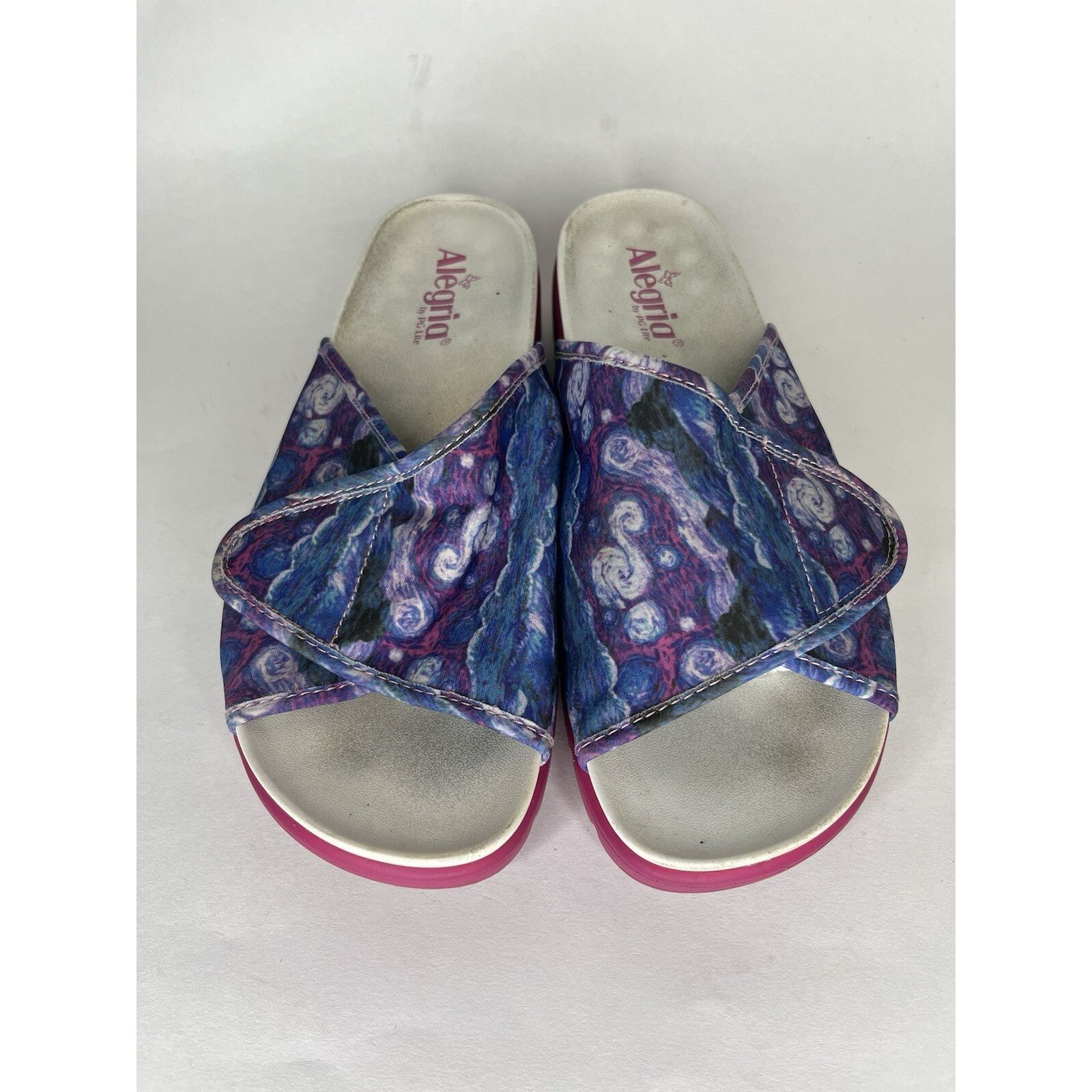 Allegri Alegria AIR-267 AIRIE Such A Monet Platform Slide Sandals Wo Size US 10.5 / IT 40.5 - 2 Thumbnail