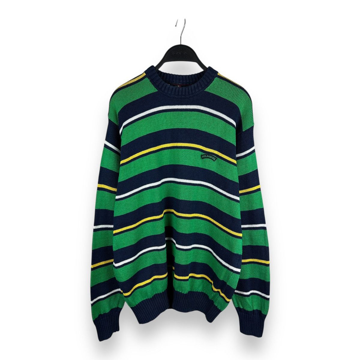 Paul & Shark × Vintage Vintage Paul & Shark Yachting Striped Knit Sweater Size US XXL / EU 58 / 5 - 1 Thumbnail