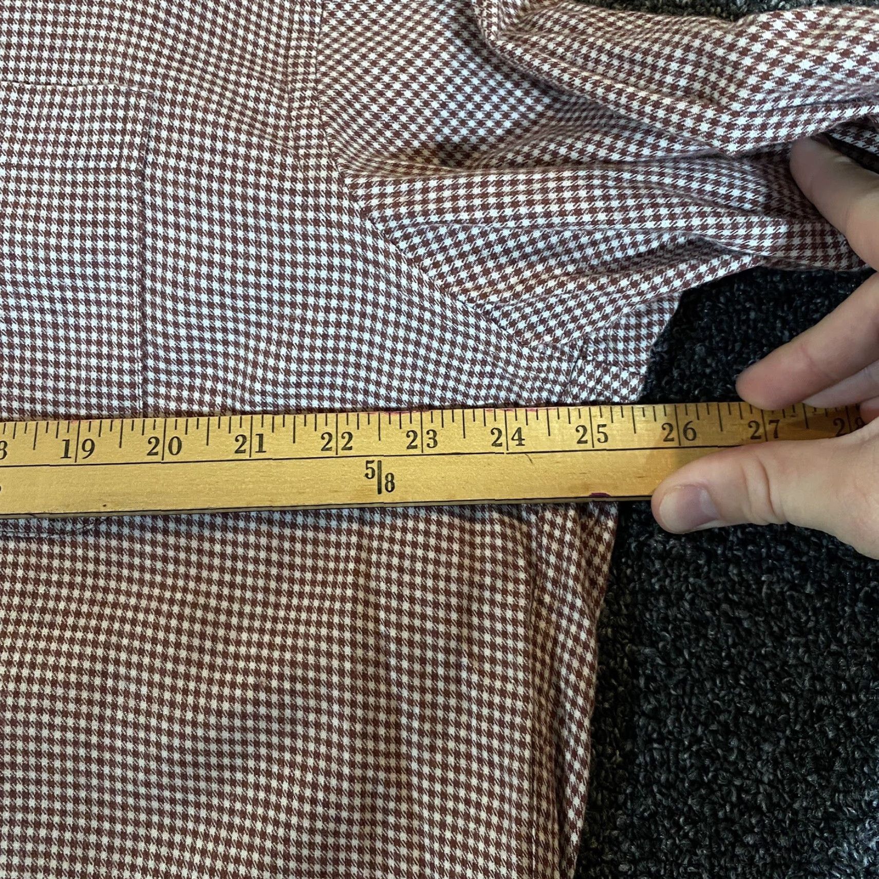 Vintage VINTAGE LL Bean Shirt Mens Large Red White Wool Blend Button Down Long Sleeve Outdoors Size US L / EU 52-54 / 3 - 7 Thumbnail