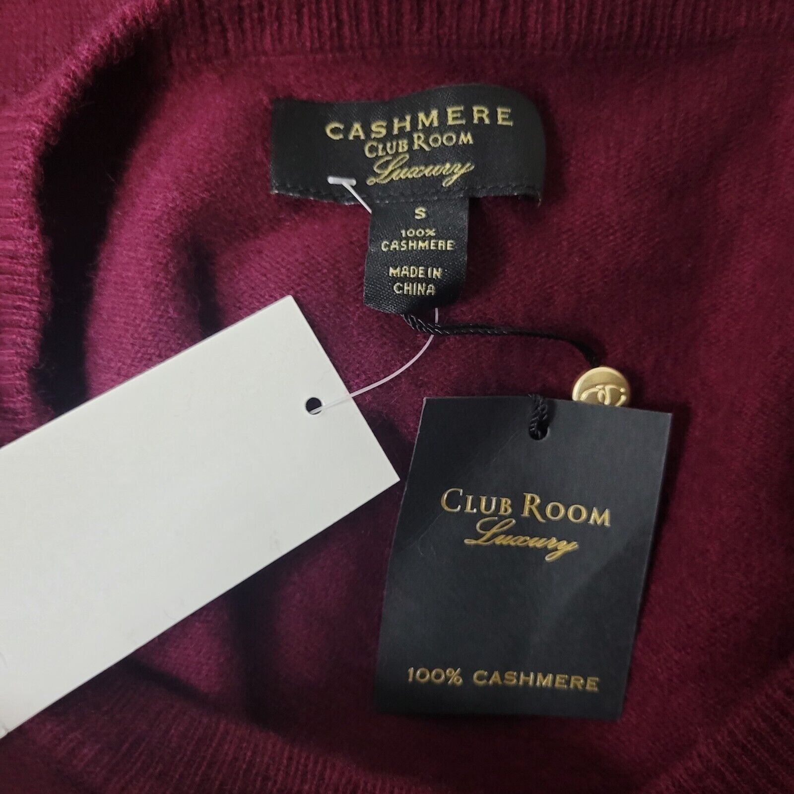 Other Men's Clubroom 100% Cashmere Sweater. Size Small. New With T Size US S / EU 44-46 / 1 - 8 Thumbnail