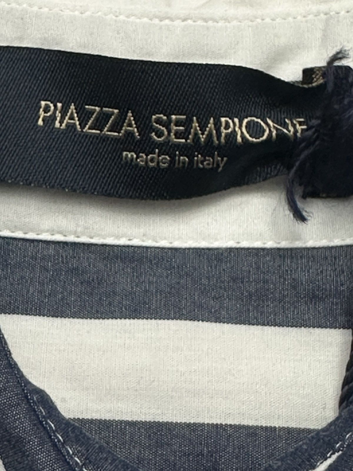 Piazza Sempione PIAZZA SEMPIONE Striped Shirt Blue and white Size M / US 6-8 / IT 42-44 - 5 Thumbnail