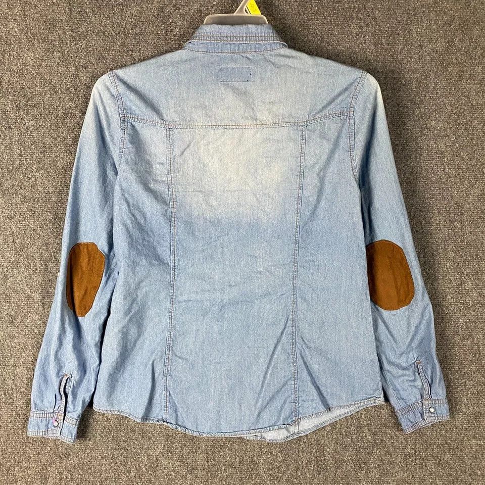 Other Ci Sono Pearl Snap Top Women's Large Long Sleeve Cotton L Size L / US 10 / IT 46 - 9 Thumbnail