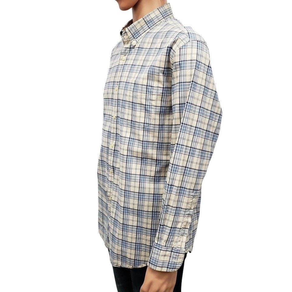J.Crew J. Crew Secret Wash Shirt Stretch Plaid Check L/S Men XL Size US XL / EU 56 / 4 - 7 Thumbnail