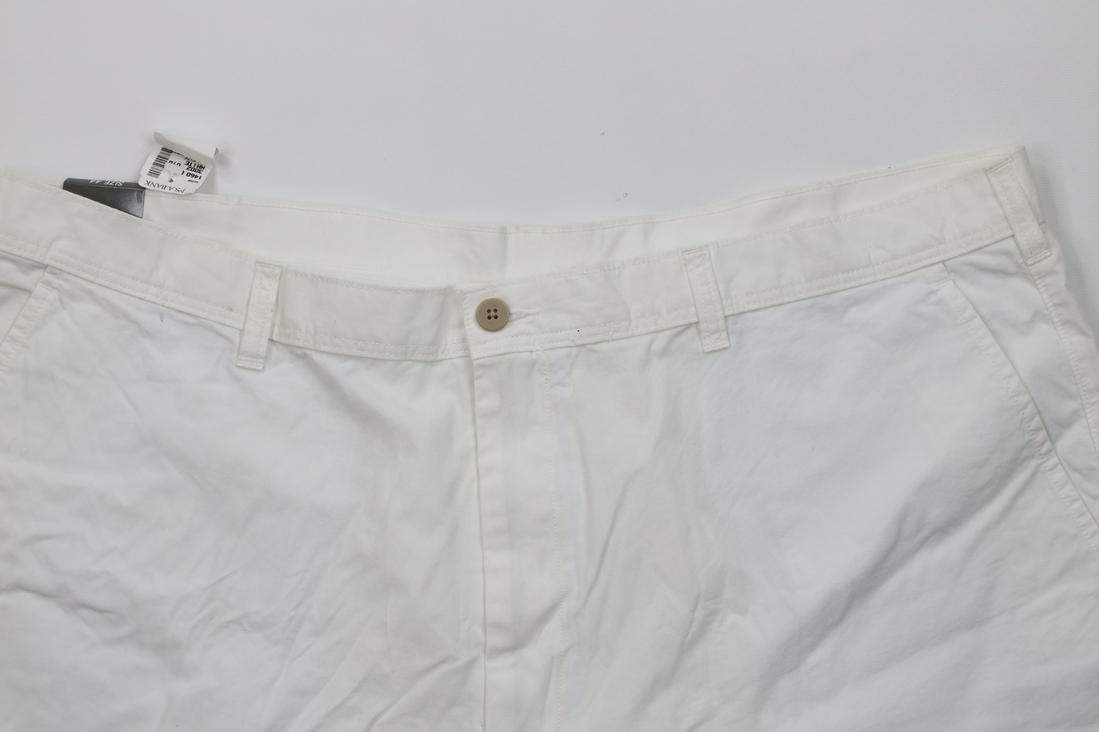 Jos. A. Bank Deadstock Vintage 90s Y2K Jos A Bank White Cotton Size US 44 / EU 60 - 2 Thumbnail