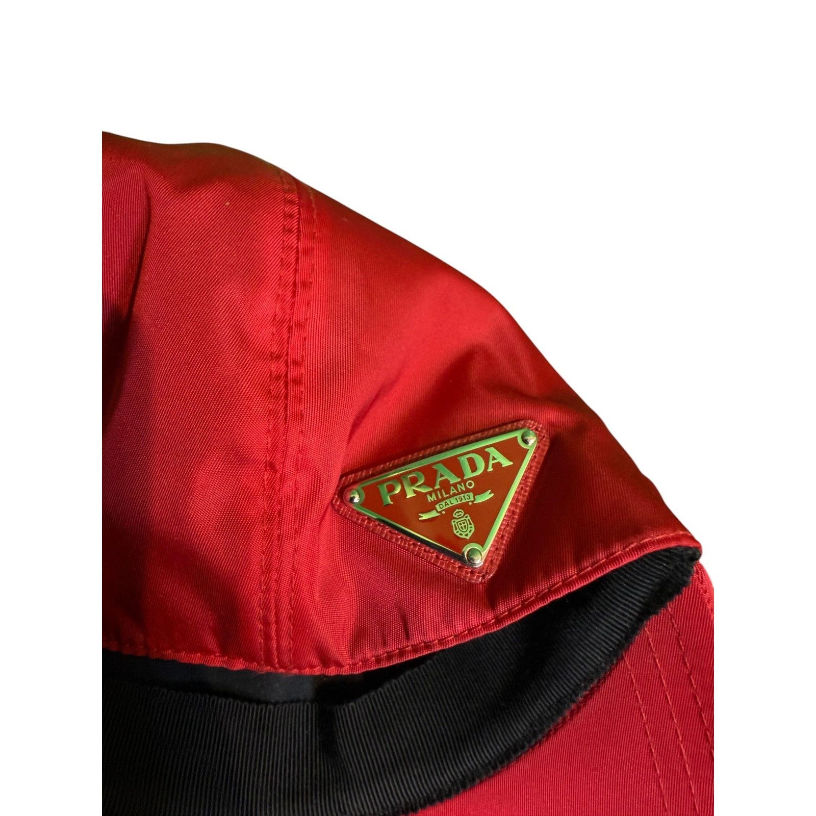 Prada Prada Nylon Red Cap Size ONE SIZE - 5 Thumbnail