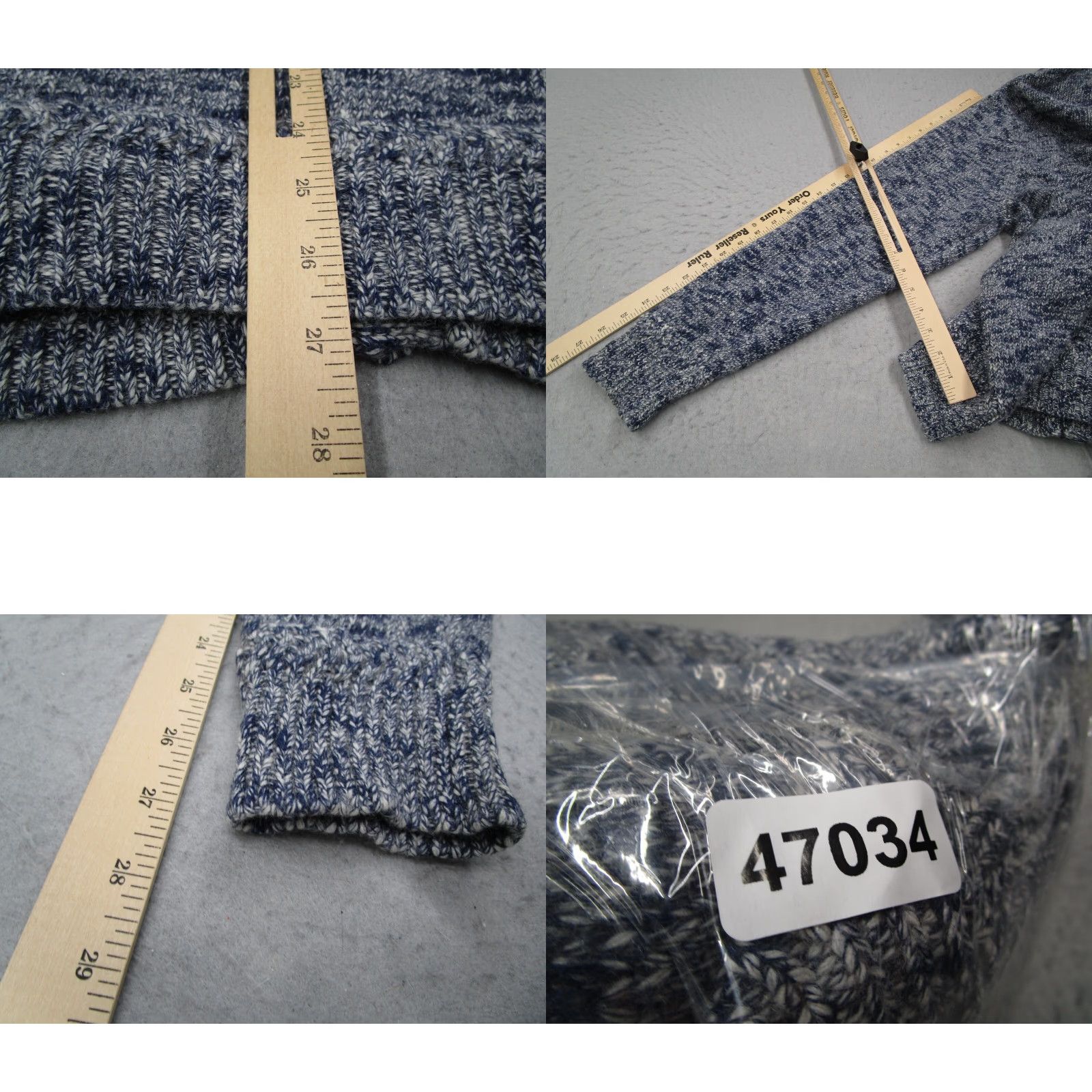Bonobos BONOBOS Sweater Mens 2XL Slim Blue Cable-Knit Button Up Shawl Cardigan Casual Outdoor Size US XXL / EU 58 / 5 - 8 Thumbnail