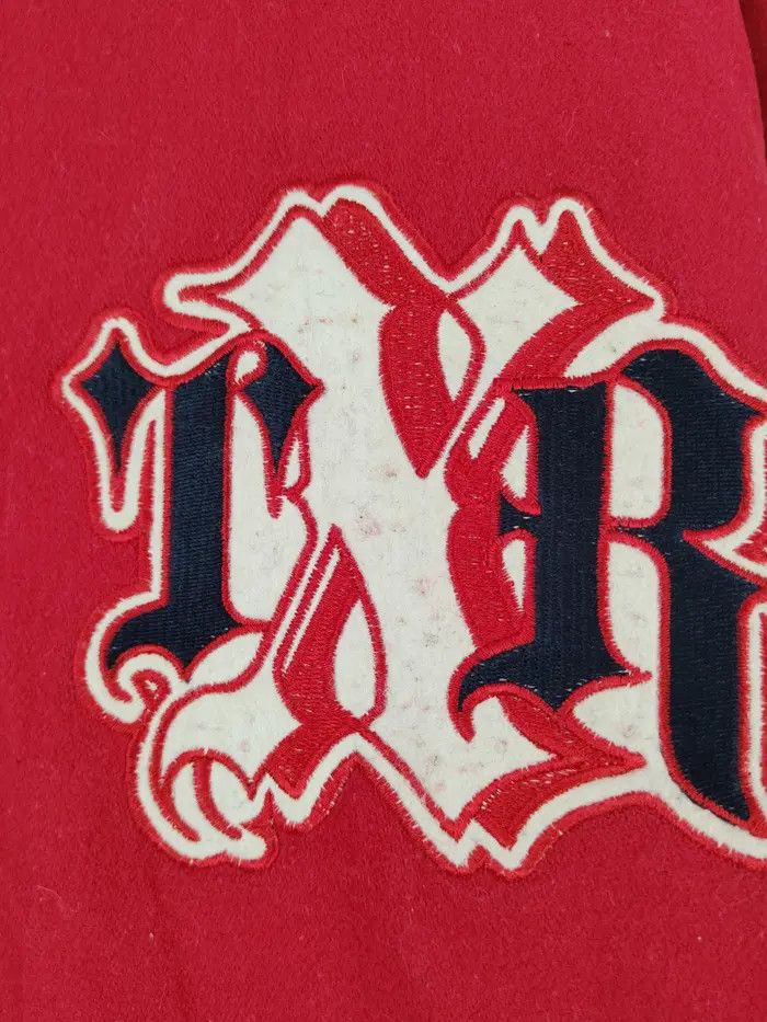 Japanese Brand DL Amore Puro Red Cream Varsity Jackets #W1111 Size US L / EU 52-54 / 3 - 10 Thumbnail