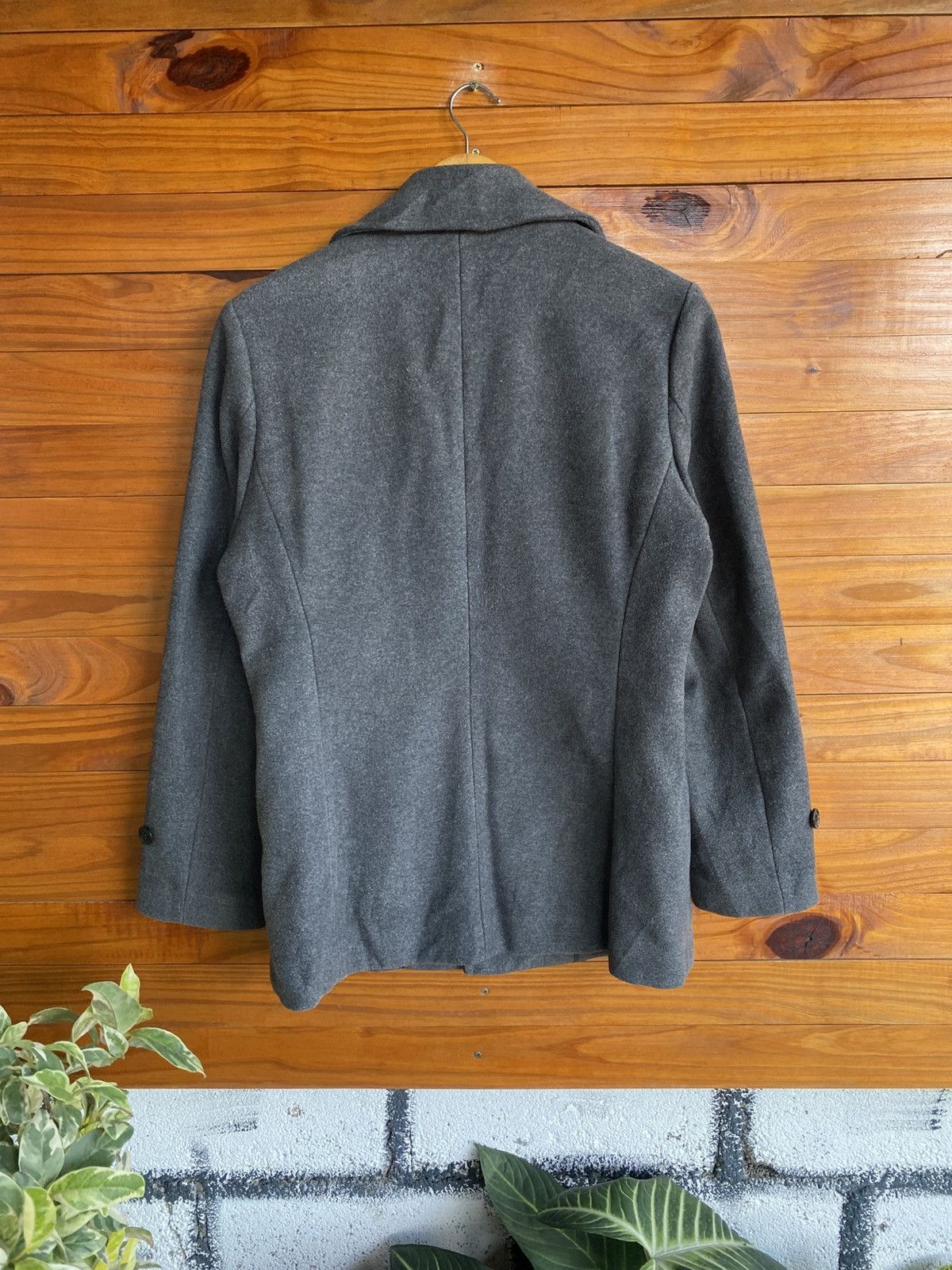 URBAN RESEARCH DOORS Urban Research Men’s Grey Wool Blend Short Coat | Minimal Size US M / EU 48-50 / 2 - 6 Thumbnail