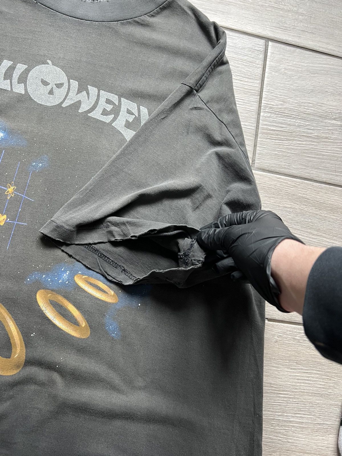 Band Tees × Vintage Rare Vintage Helloween 1994/95 Master Ring World TourT-Shirt Size US M / EU 48-50 / 2 - 8 Thumbnail