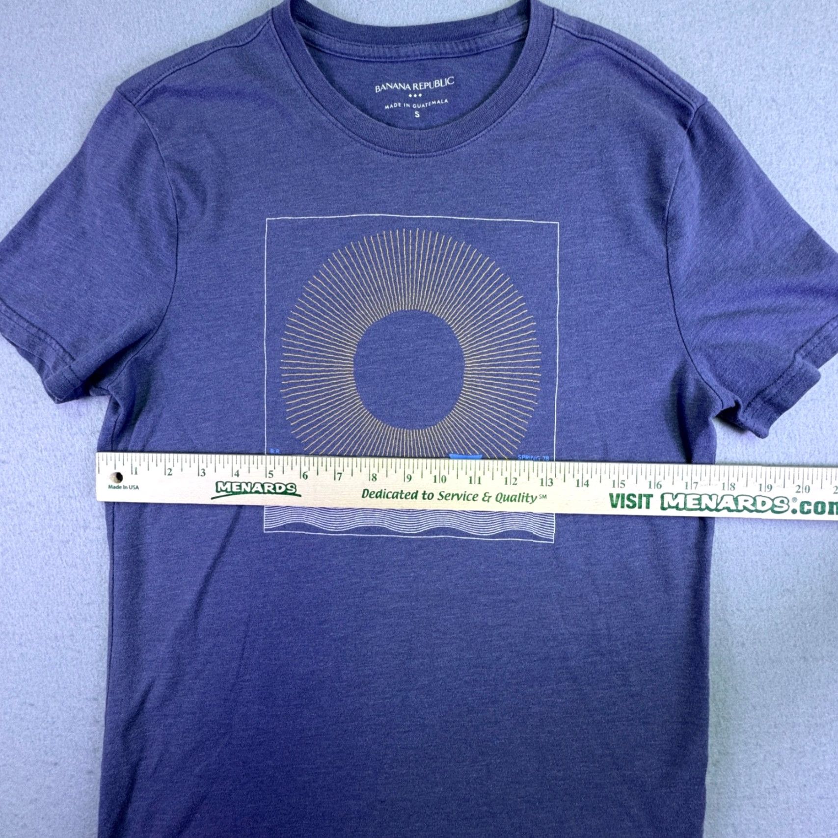 Banana Republic VINTAGE Banana Republic Shirt Men S Navy Blue Graphic T-Shirt Spring 78 Sun Boat Size US S / EU 44-46 / 1 - 2 Thumbnail