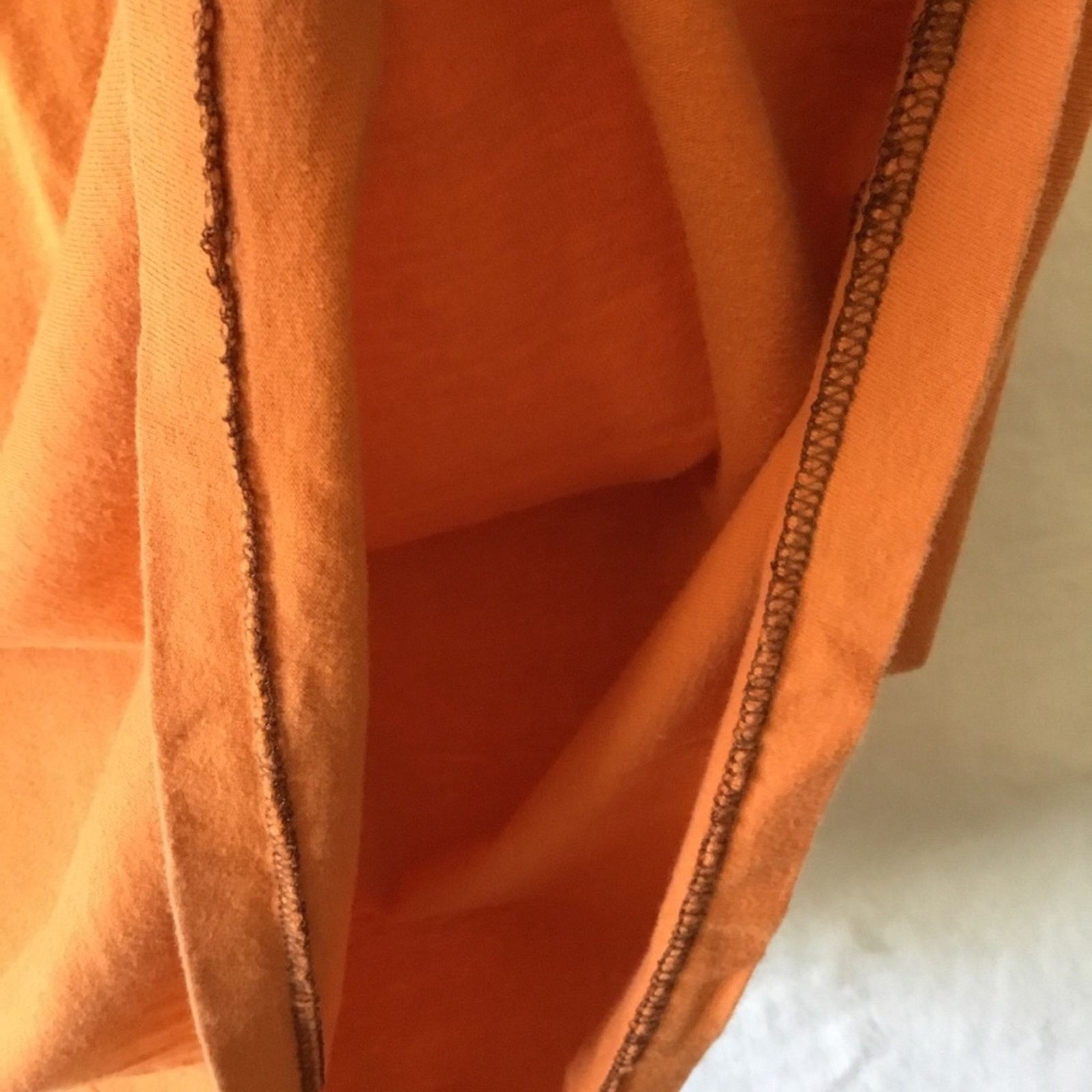 Aeropostale Aeropostale Orange Crewneck Logo Graphic Tee Size US L / EU 52-54 / 3 - 6 Thumbnail