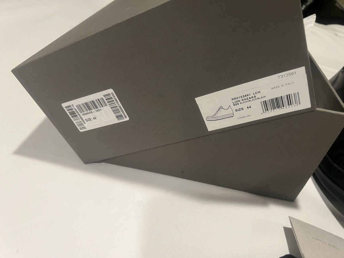 Rick Owens Rick Owens low-top sneakers. 44/11. Size US 11 / EU 44 - 2 Thumbnail
