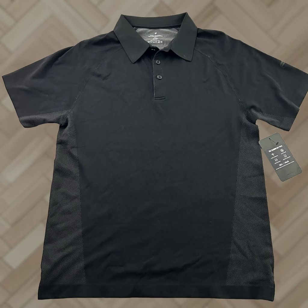 Fabletics Fabletics Short Sleeve The Training Day Polo Shirt Mens L Black 9 Size US L / EU 52-54 / 3 - 1 Thumbnail