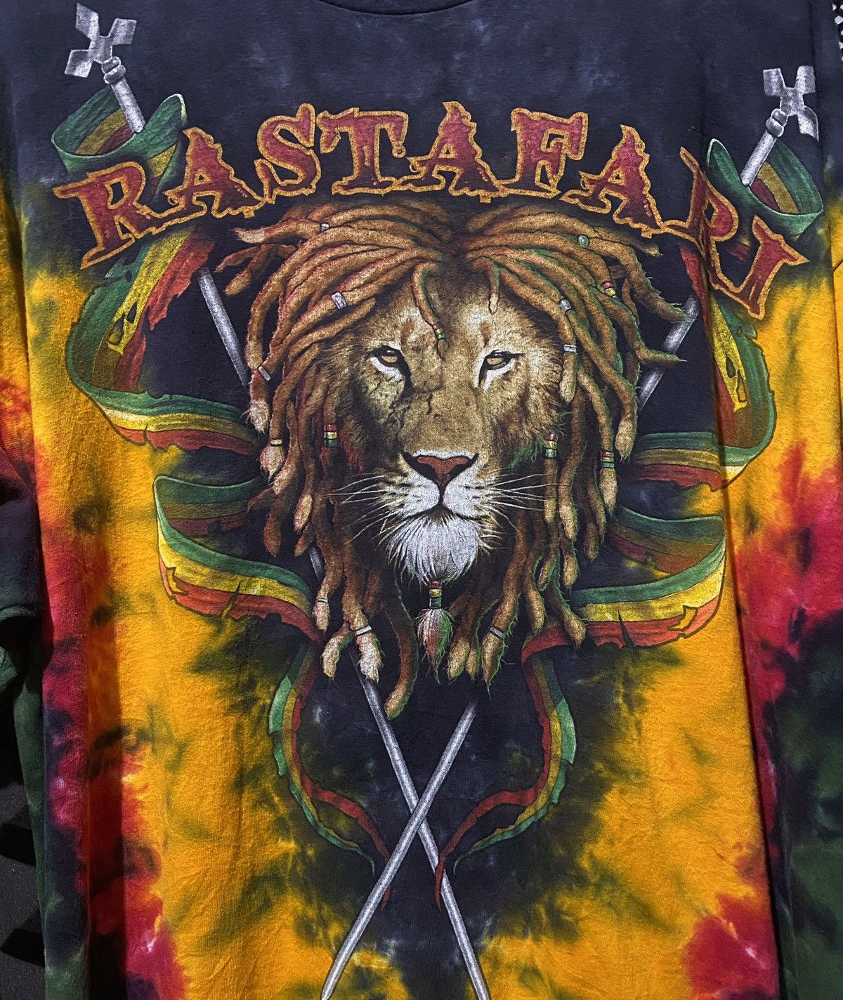 Bob Marley Tshirt Lion Rastafari Reagea Red Yellow Green Bob Marley Size US XXL / EU 58 / 5 - 3 Thumbnail