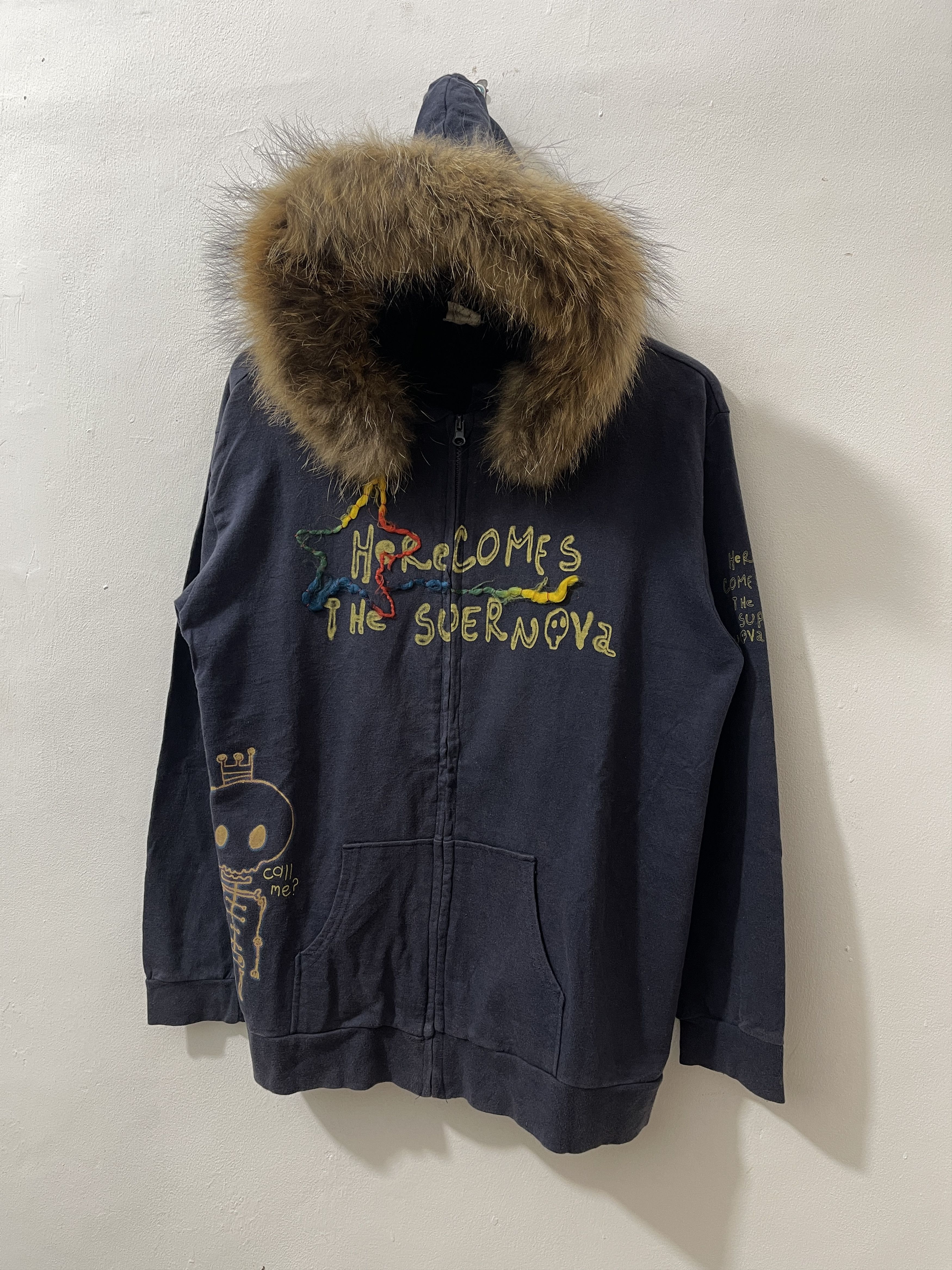 Japanese Brand Strange Haven Japan Archive Fur Vkei Style Hoodie Jacket Size US L / EU 52-54 / 3 - 2 Thumbnail