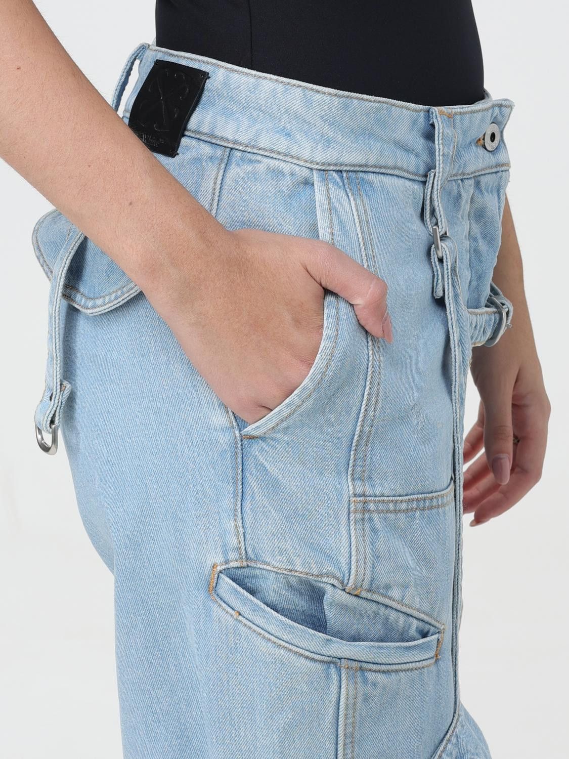 Off-White o1y1225 Denim Pant in Blue Size 24" / US 00 / IT 34 - 5 Thumbnail