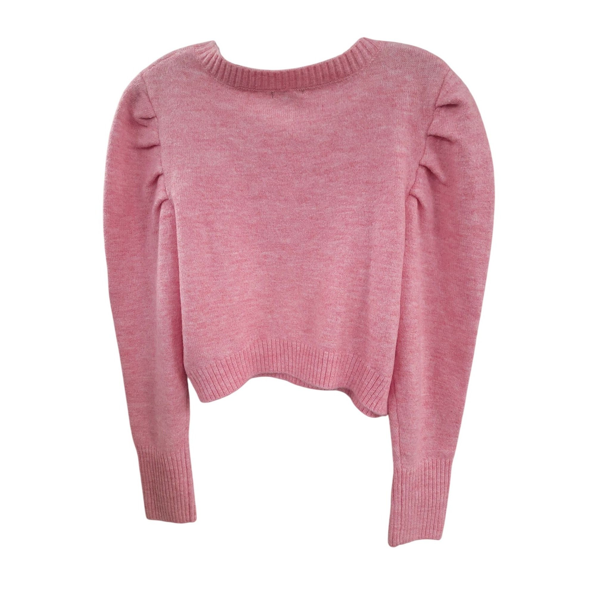 Other Wild Fable Pink Puff Shoulder Sweater Acrylic Blend Size S Size S / US 4 / IT 40 - 5 Thumbnail