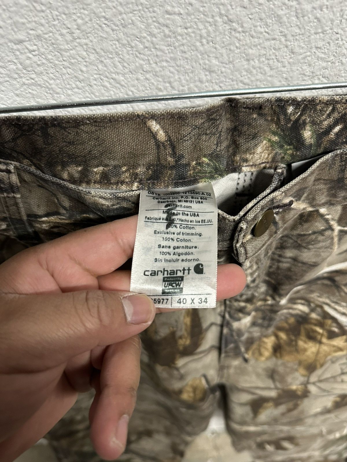 Carhartt Carhartt Camo Carpenter Pants 40 x 34 Size US 40 / EU 56 - 3 Thumbnail