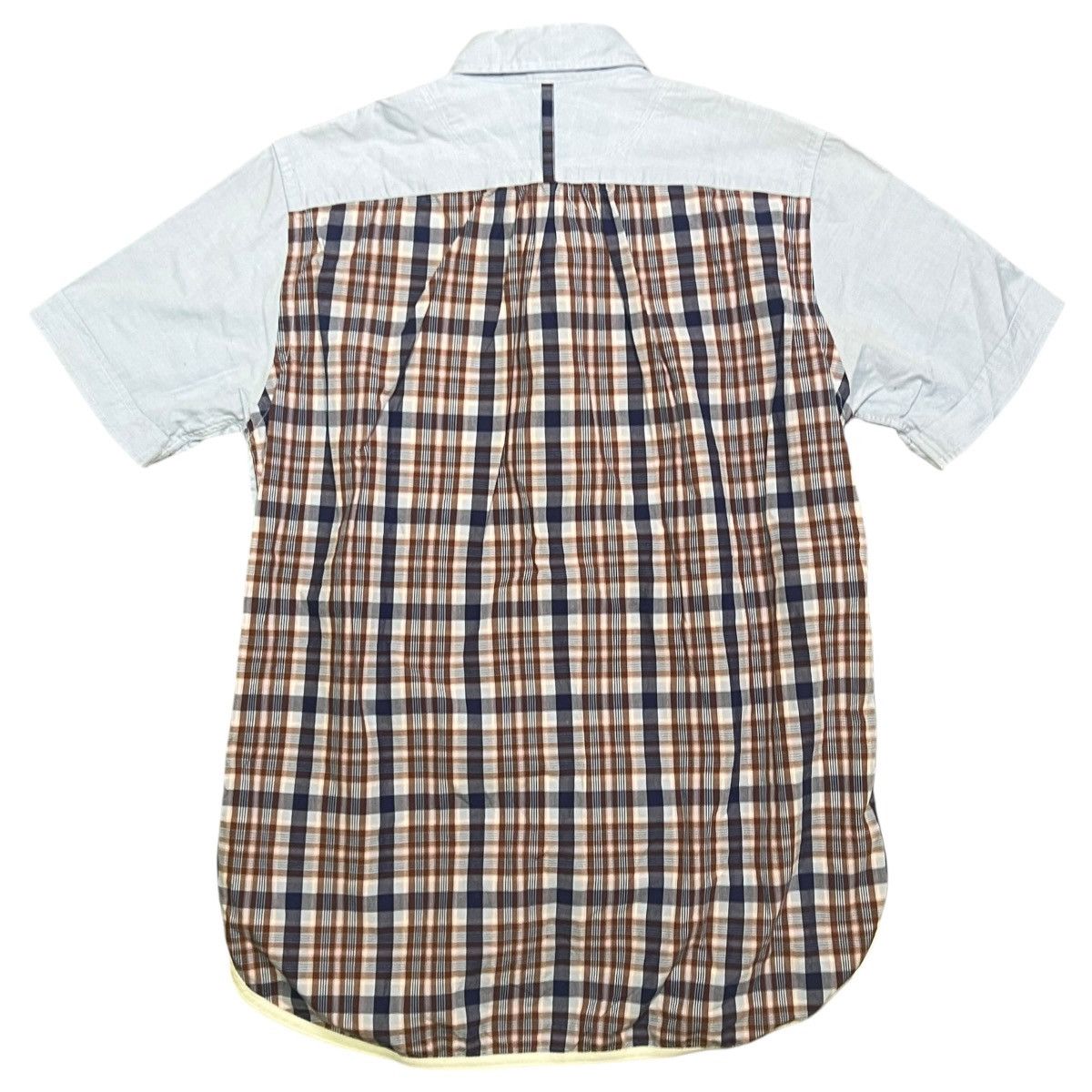 Junya Watanabe JUNYA WATANABE MAN 2012SS Reconstructed Check Docking Shirt Size US XS / EU 42 / 0 - 6 Thumbnail