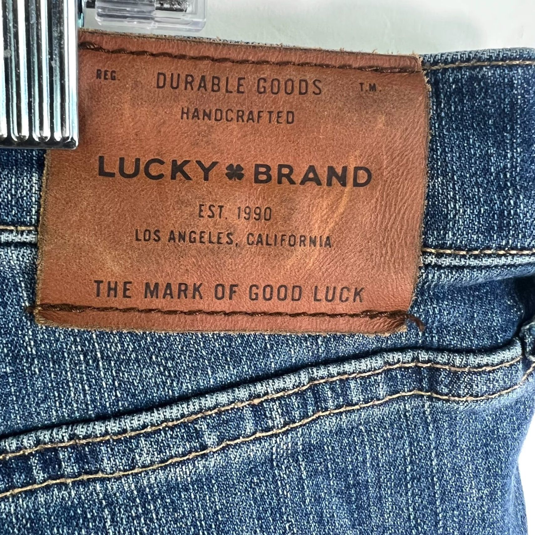 Lucky Brand Lucky Brand 410 Jeans Athletic Slim Straight Leg Size 40 32 Blue Mens Size US 40 / EU 56 - 7 Thumbnail
