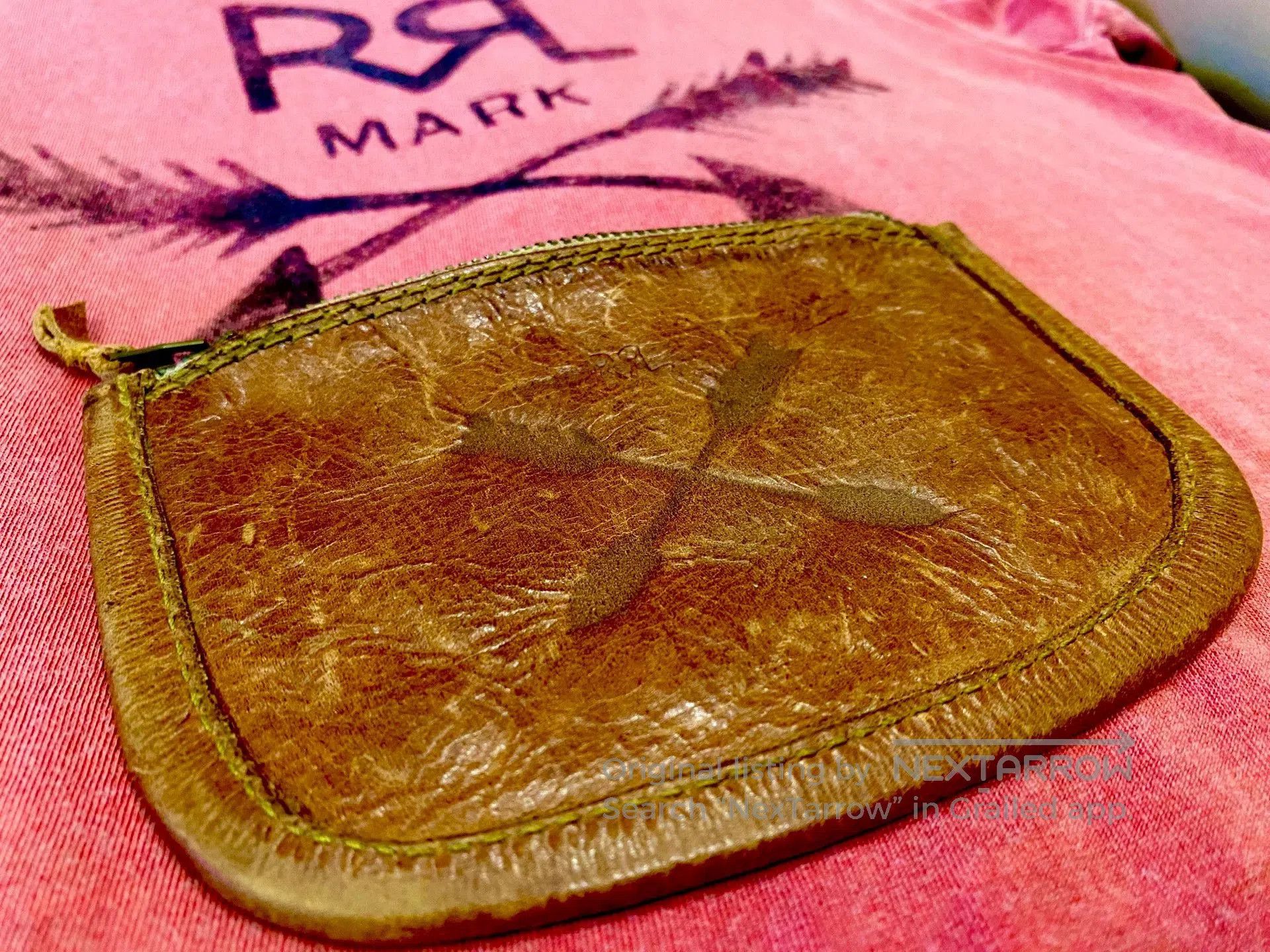 RRL Ralph Lauren RRL Vintage Leather Handmade Pouch. Size ONE SIZE - 6 Thumbnail