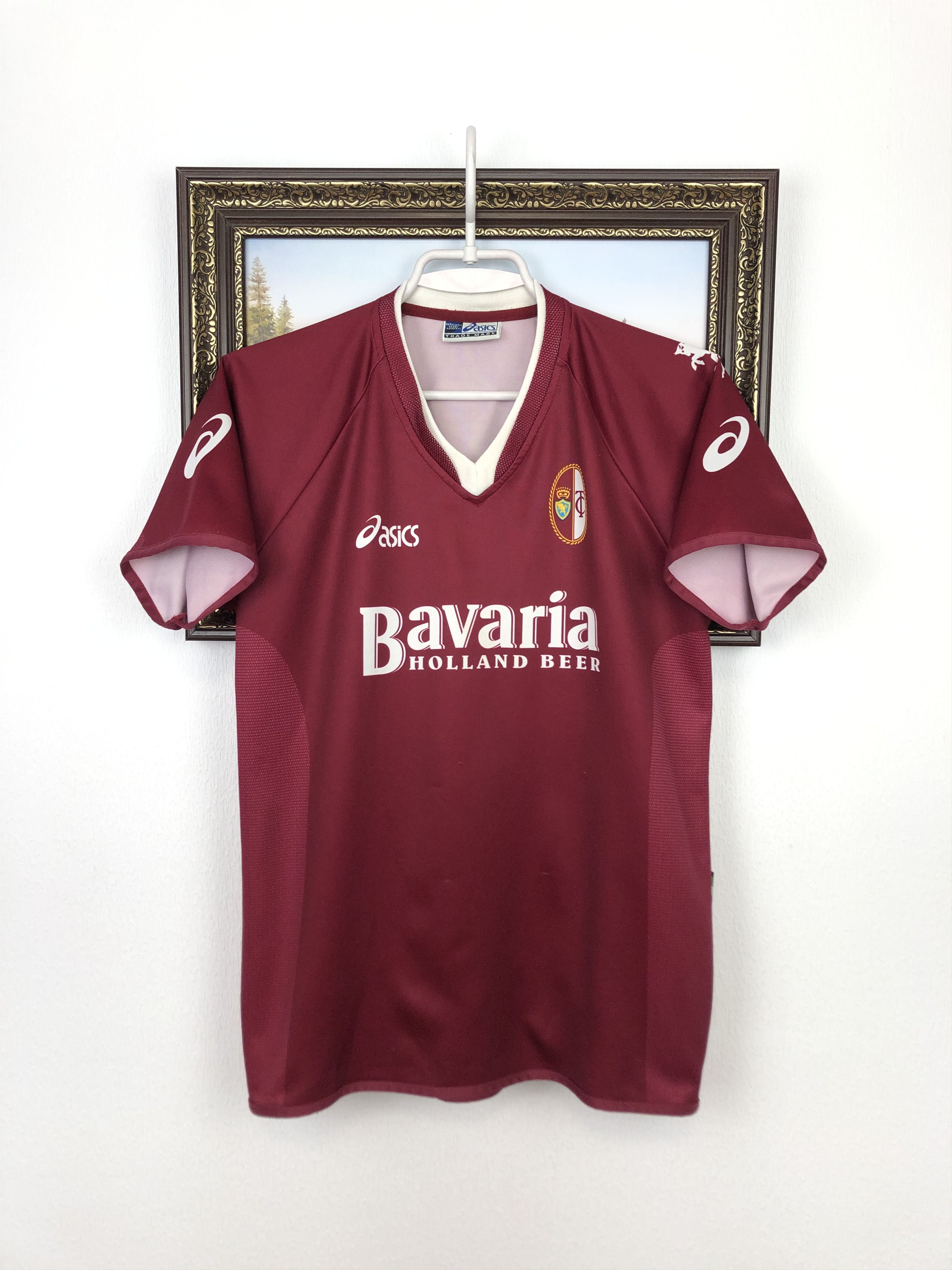 Asics Torino football shirt Tee Soccer Maglia Jersey Hype Rare Size US XS / EU 42 / 0 - 1 Thumbnail