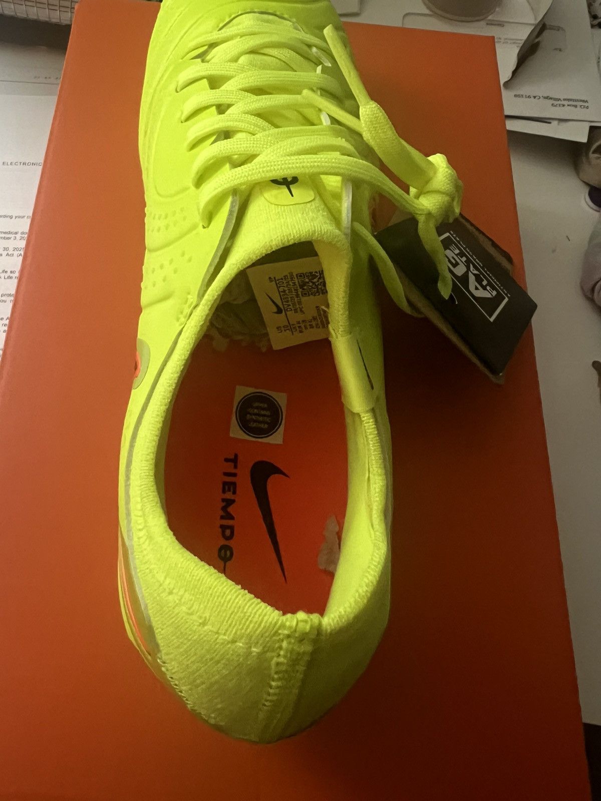 Nike Nike Tiempo Legend 10 Pro AG ‘Black Volt’ Size US 10 / EU 43 - 6 Thumbnail