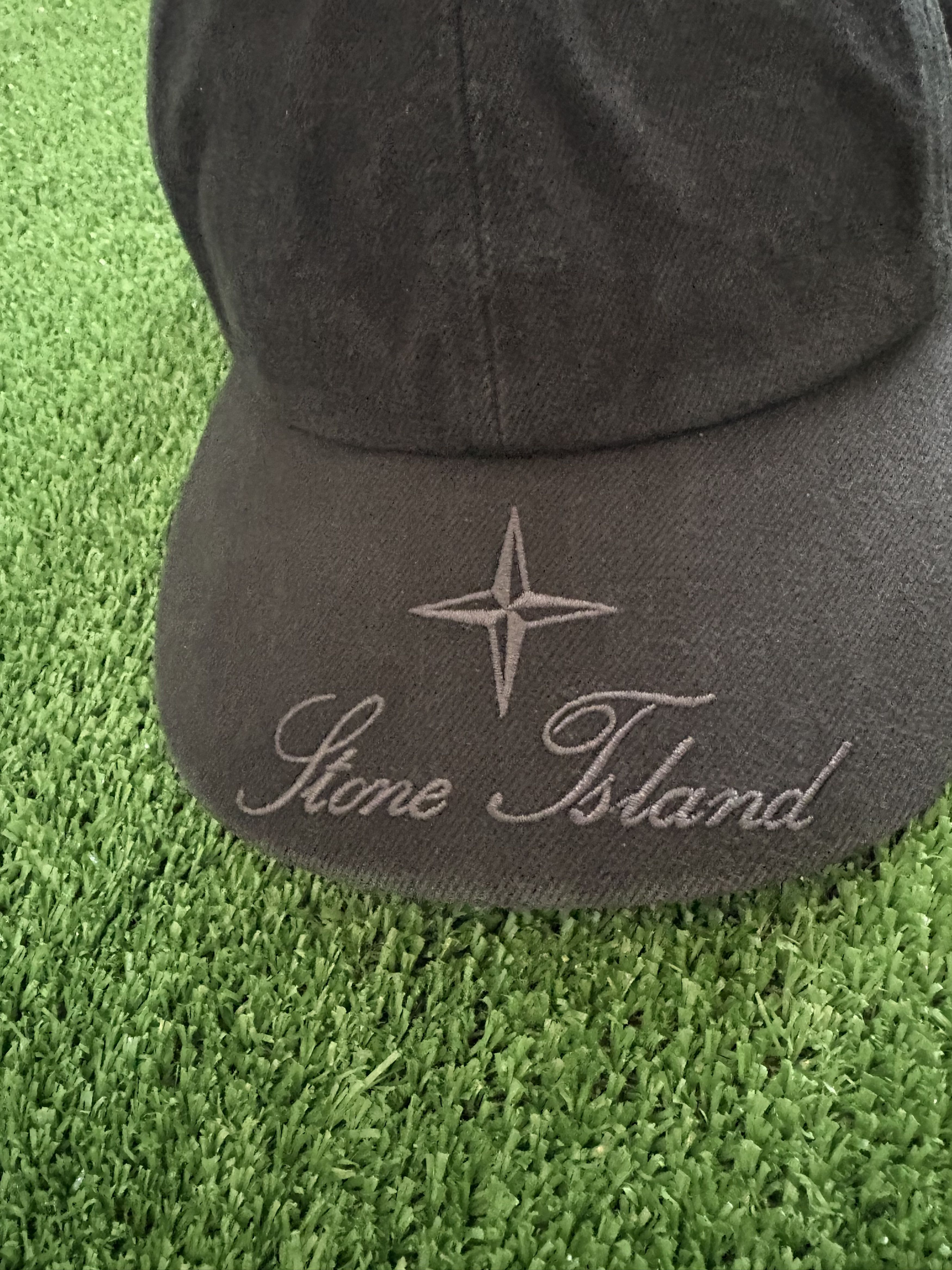Stone Island × Supreme Supreme x Stone Island Cap 6 Pan Black