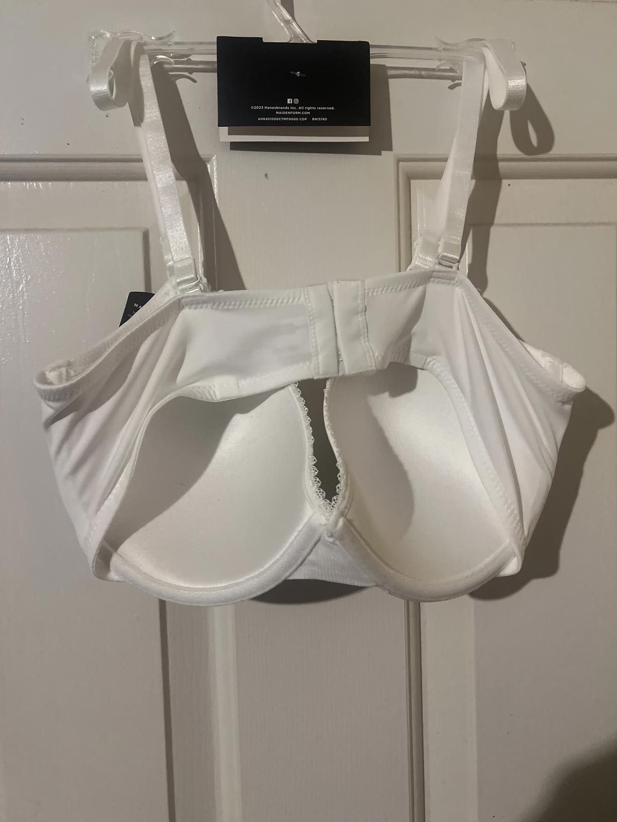 Other Maidenform Lightly Lined Underwire Bra, Size 36D, White Size ONE SIZE - 4 Thumbnail