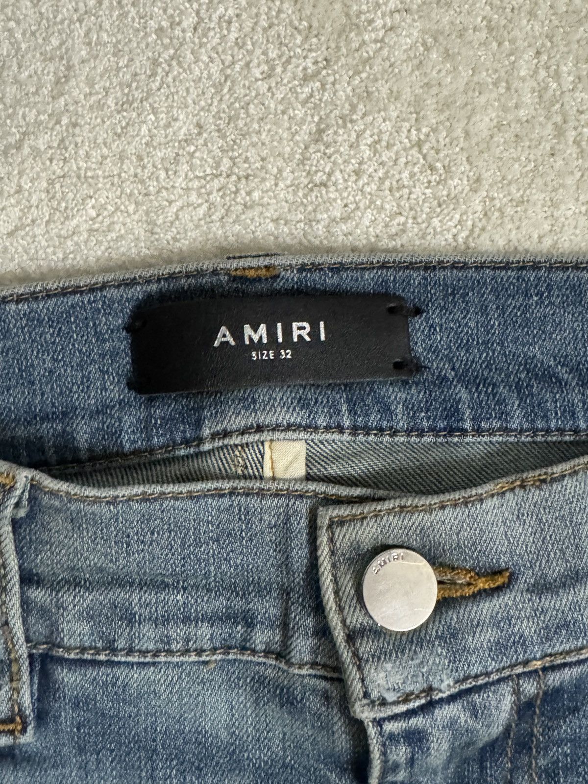 Amiri 💠Amiri💠 ART PATCH PAINT SPLATTER ROSEBOWL (32) Size US 32 / EU 48 - 3 Thumbnail